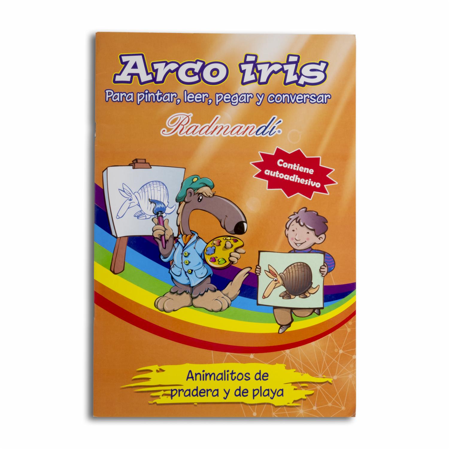 Libro Animalitos de Pradera Y De Playa Arcoíris TERCER MILENIO 12 Páginas