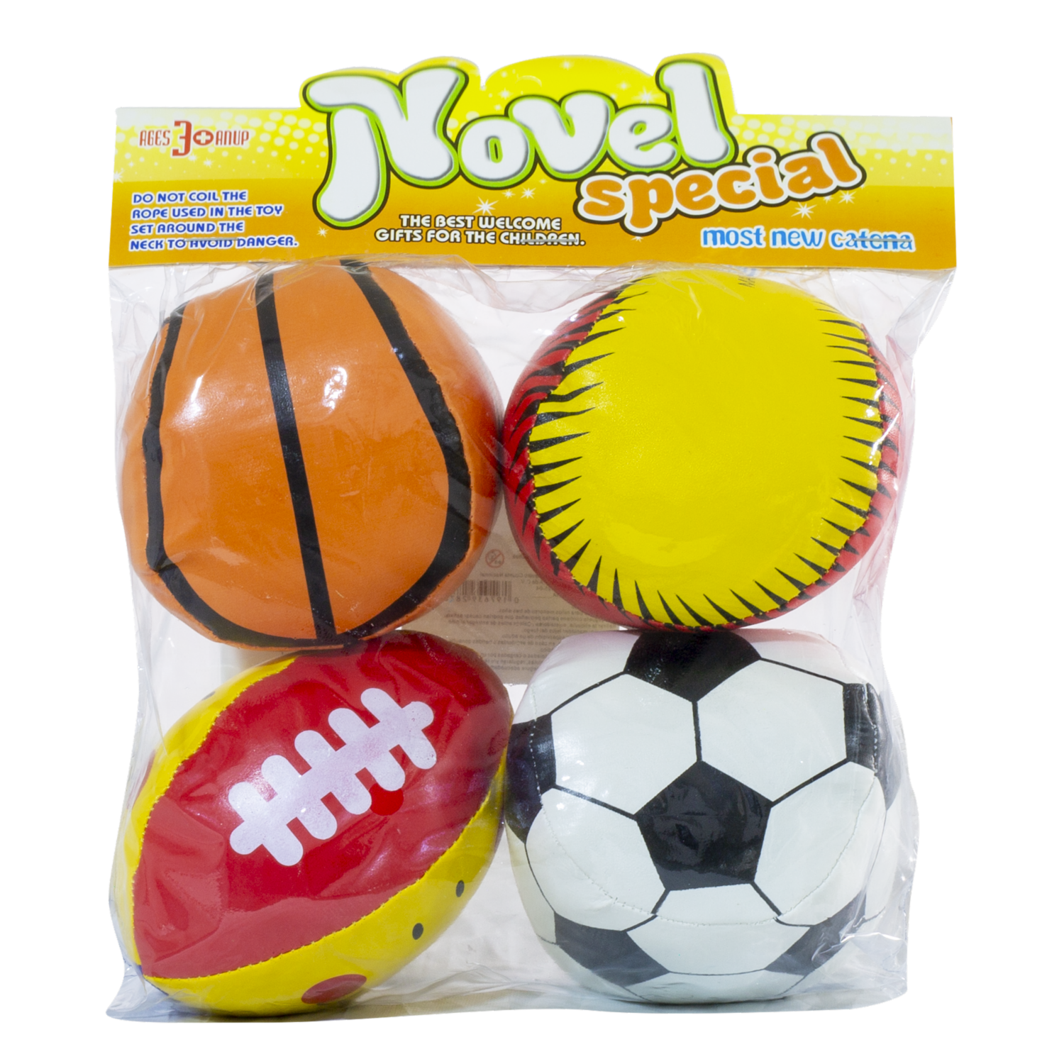 Set De Juego Pelotas Deportivas KOOME 4 Piezas