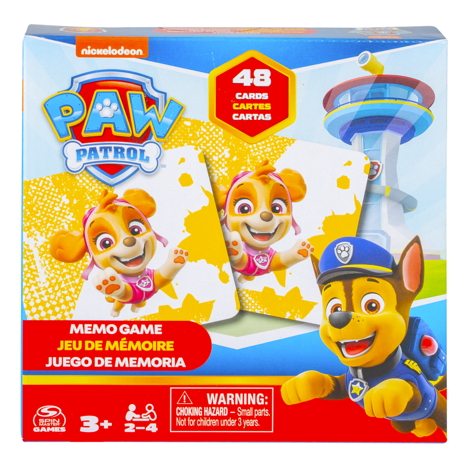 Juego De Mesa Memoria PAW PATROL 2 – 4 Jugadores