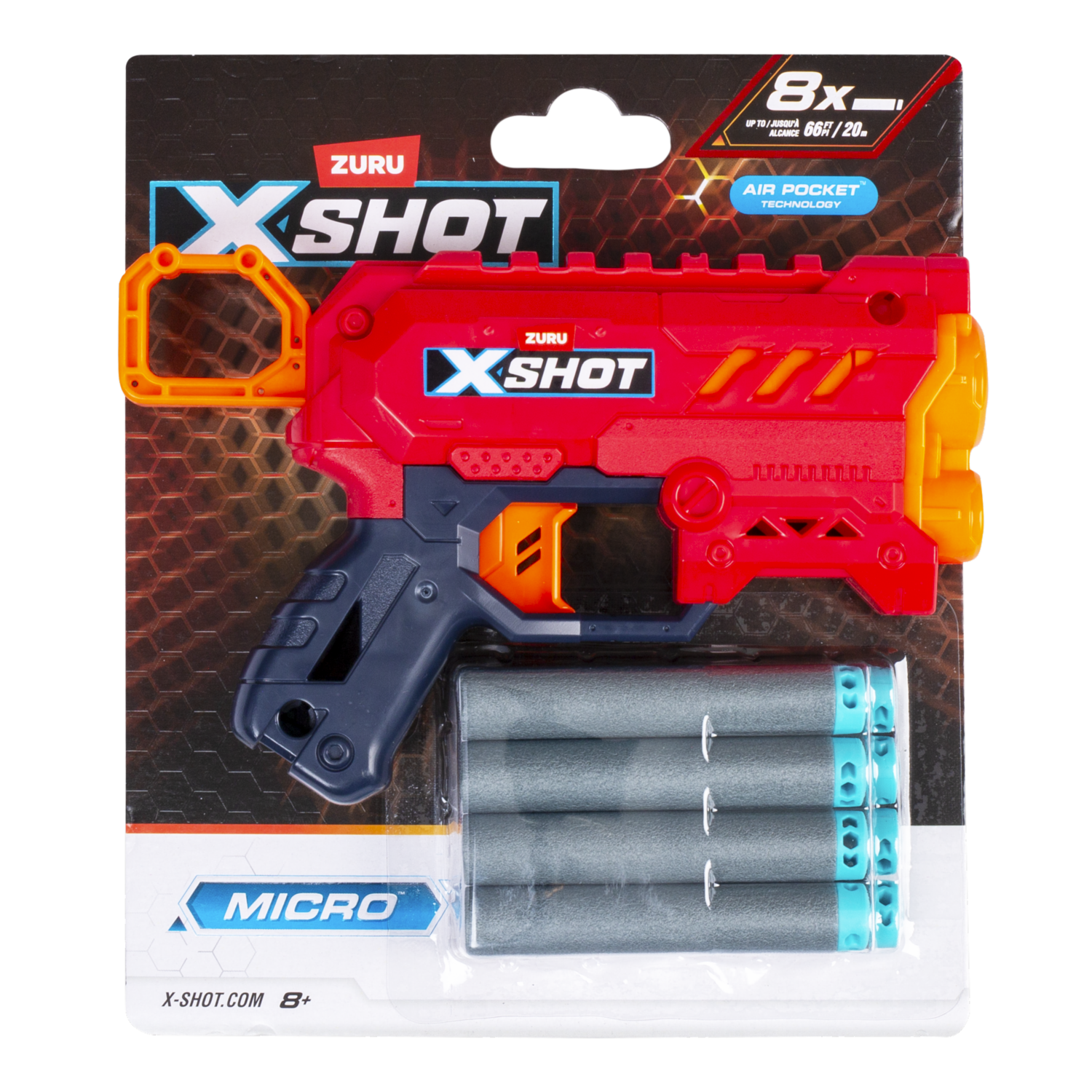 Lanzador Excel Micro 2.0 X SHOT Incluye 8 Dardos