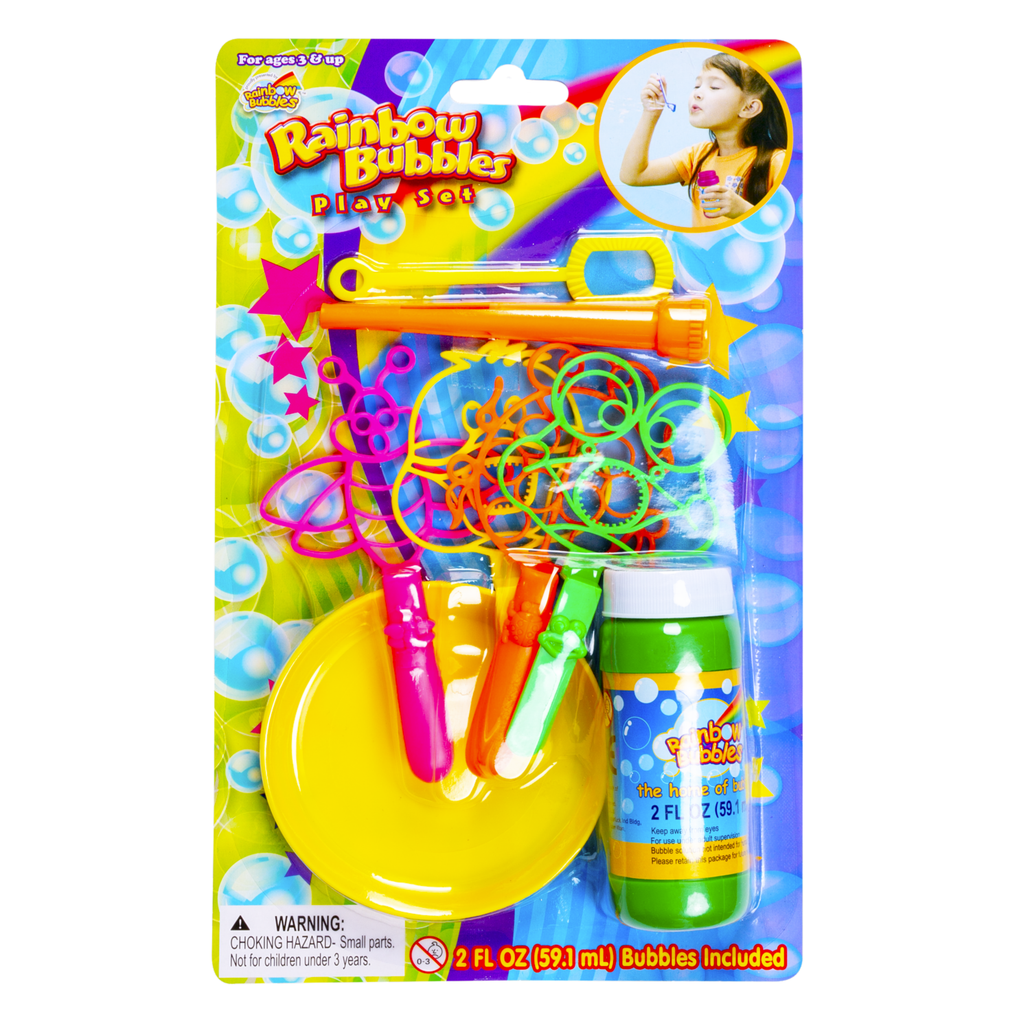 Burbujas Formas RAINBOW BUBBLES Colores Surtidos
