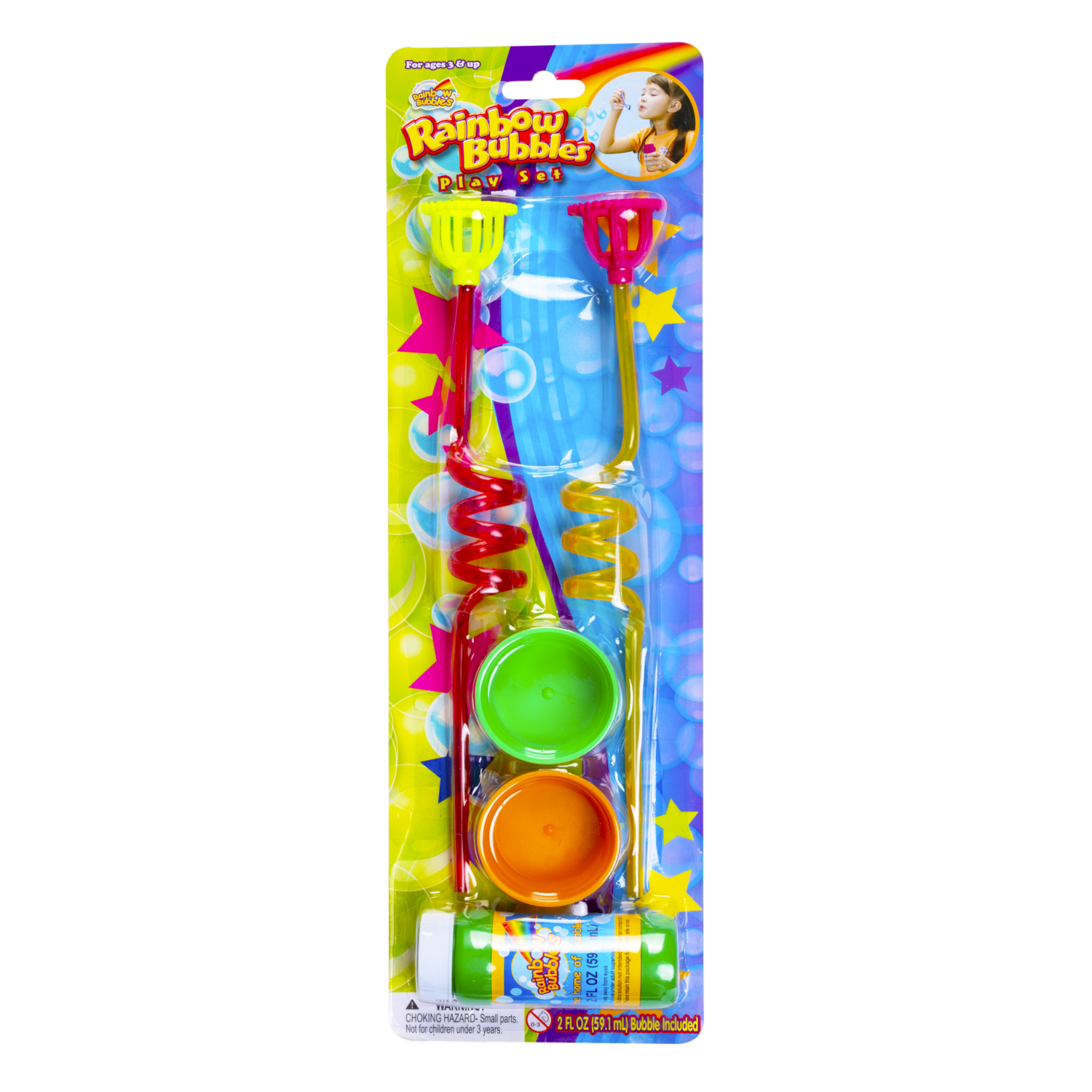 Burbujas En Espiral RAINBOW BUBBLES Colores Surtidos