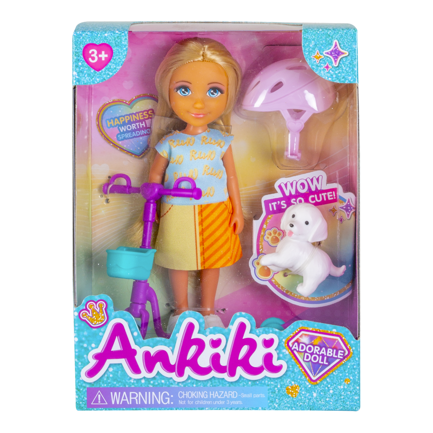 Muñeca Con Scooter ANKIKI Incluye Casco