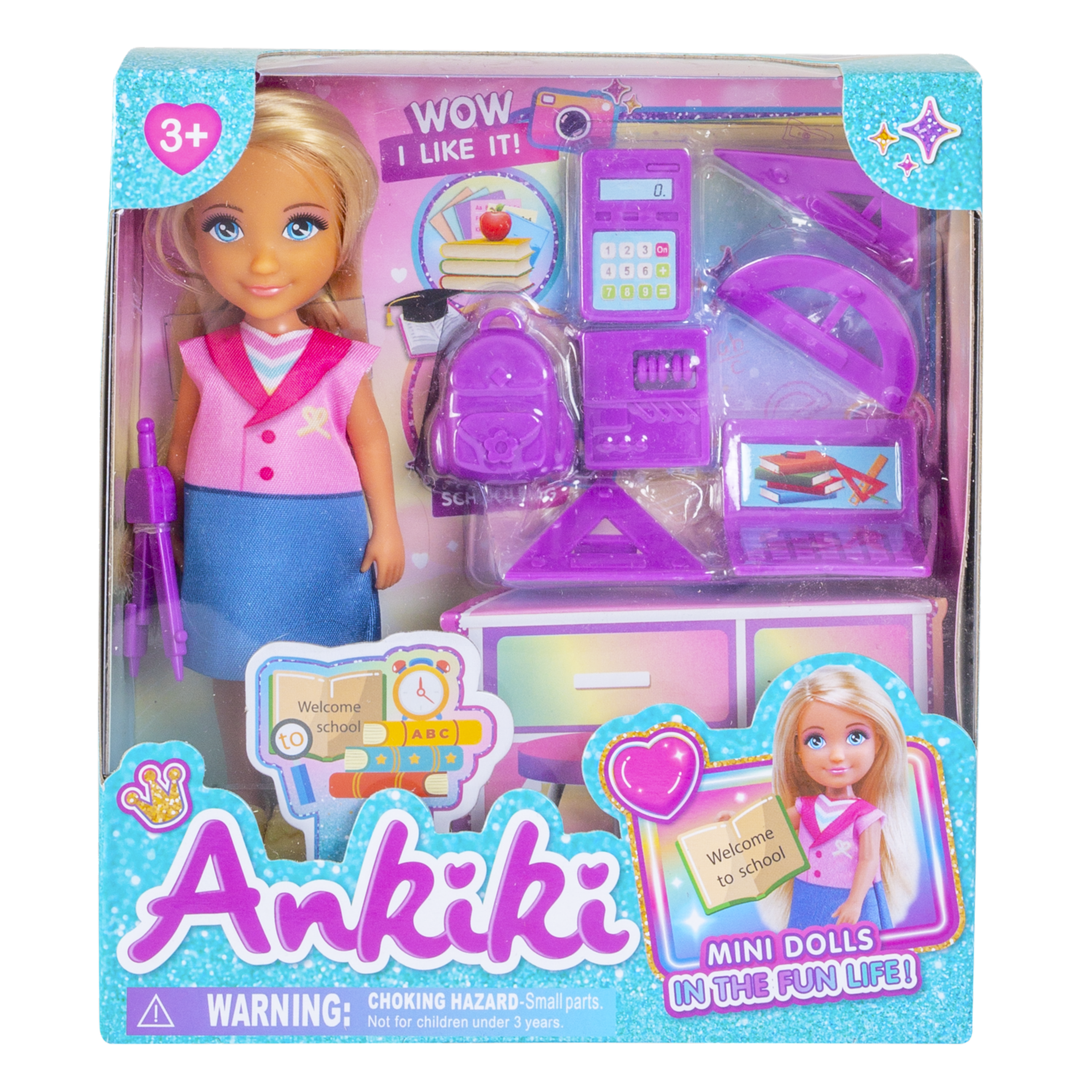 Set De Juego Un Día De Clases ANKIKI Incluye Accesorios