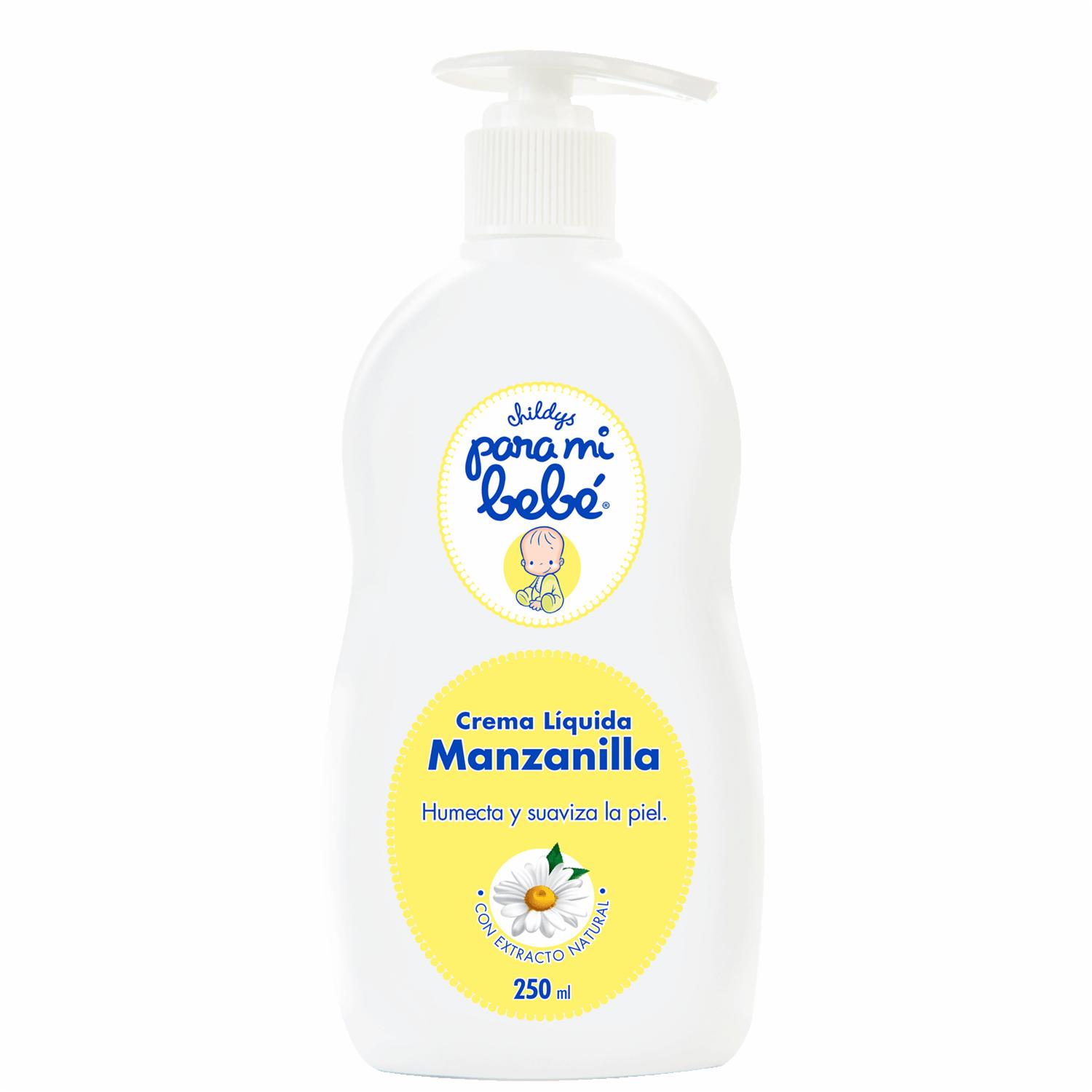 Crema Corporal Infantil Líquida Fragancia A Manzanilla PARA MI BEBÉ 250 Ml