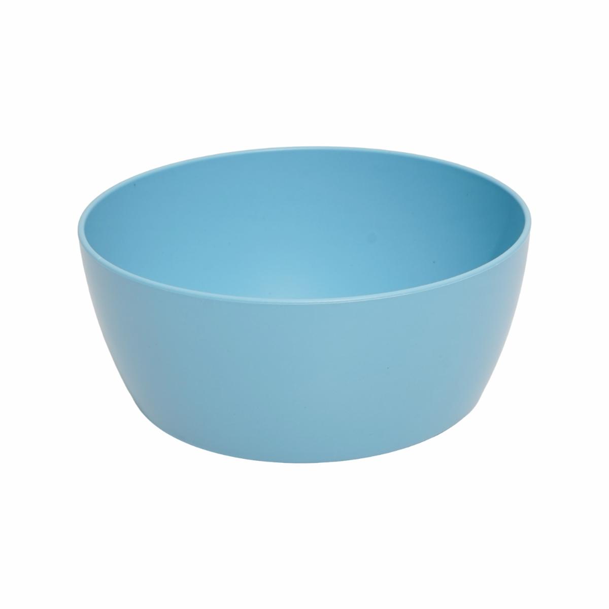 Plato Hondo De Fibra Vegetal Celeste FREE HOME 15 Cm