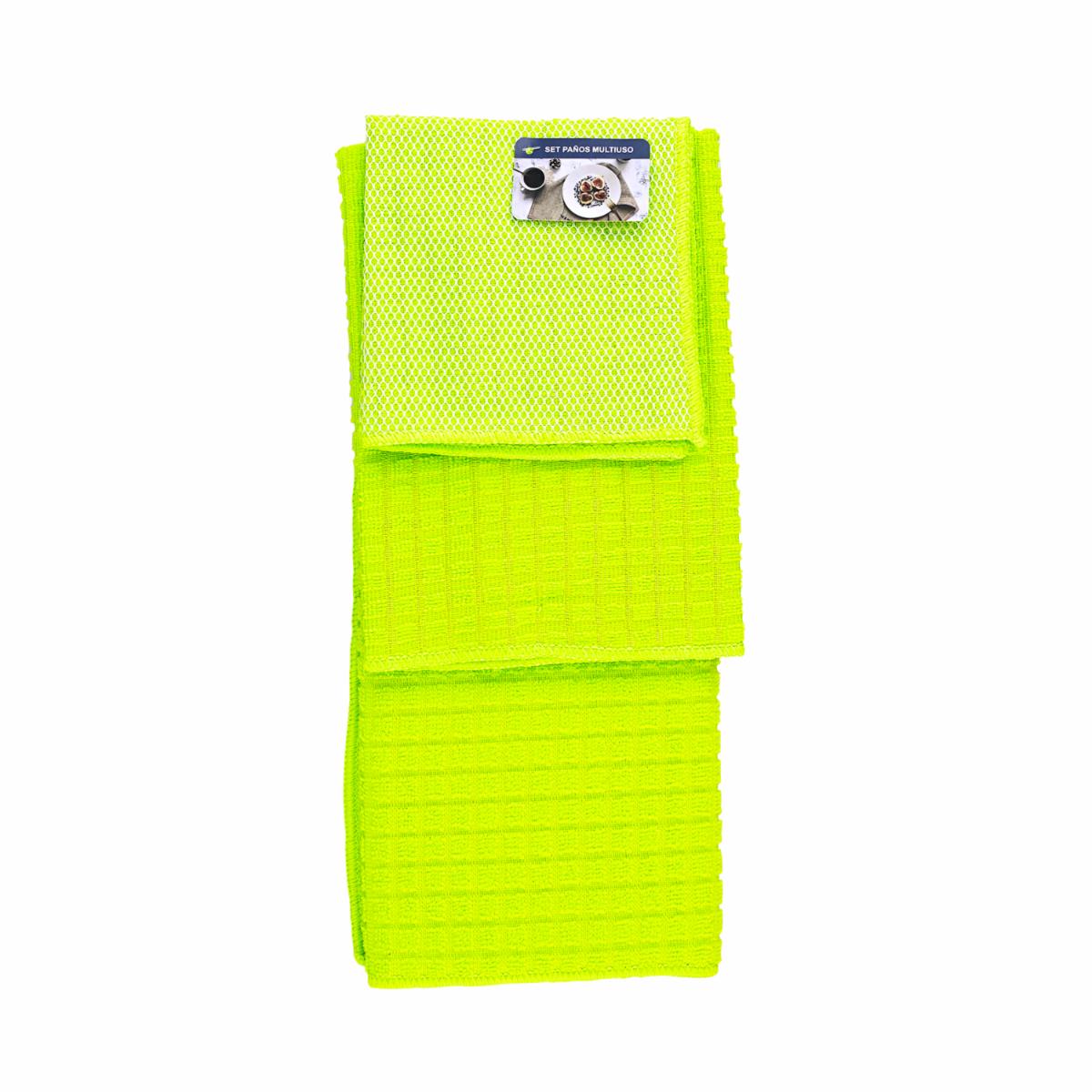 Set De Paños Multiusos WAHFAY 3 Plazas