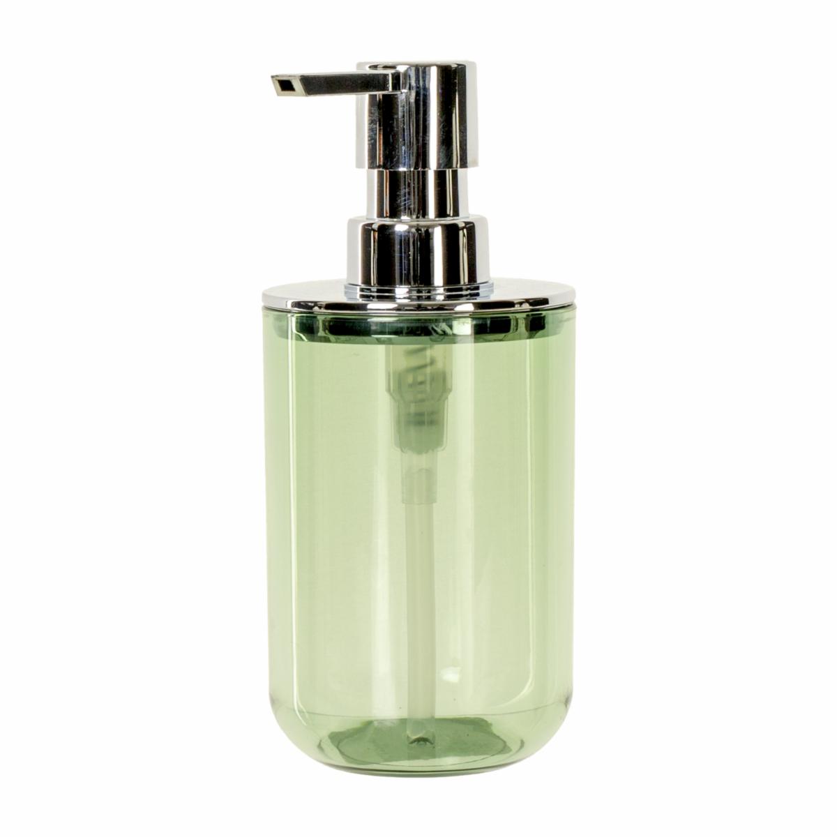 Dispensador De Jabón Liquido Transparente Verde FREE HOME 1 Pieza