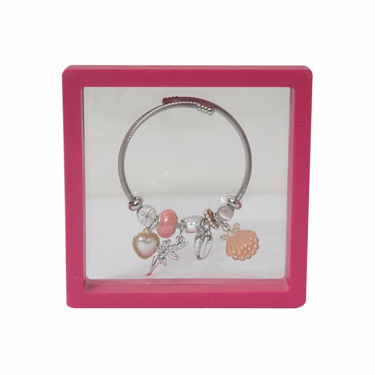 Pulsera Plateada DOY Para Niña