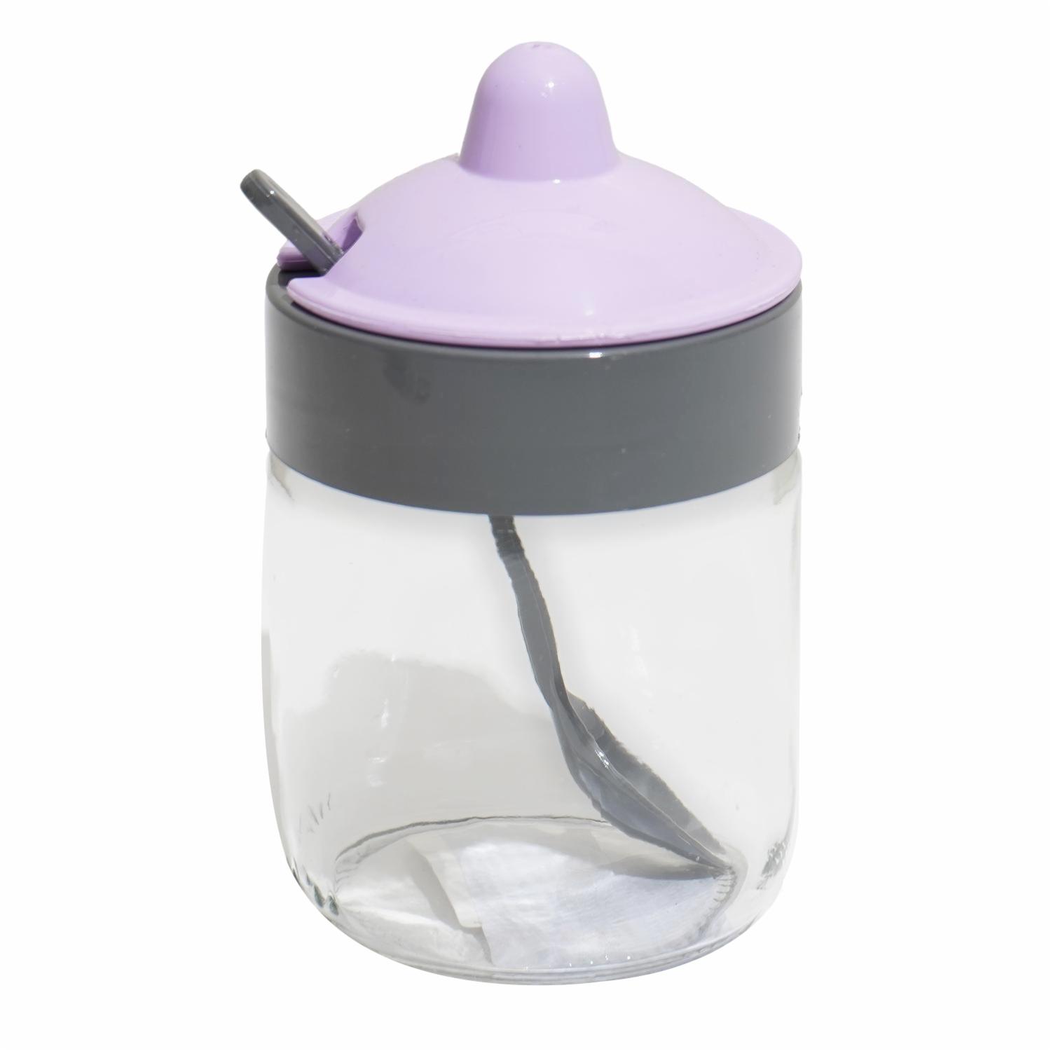 Frasco Salsero Especiero Con Cuchara HEREVIN Morado