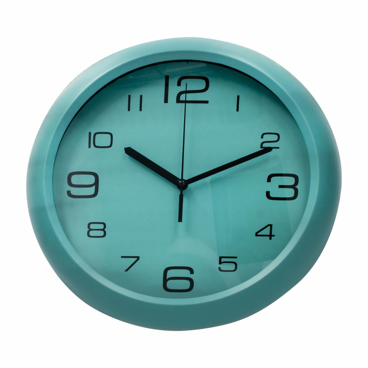 Reloj De Pared  Color Azul Aqua FUZHOU EAGLE 28X4.4 CM