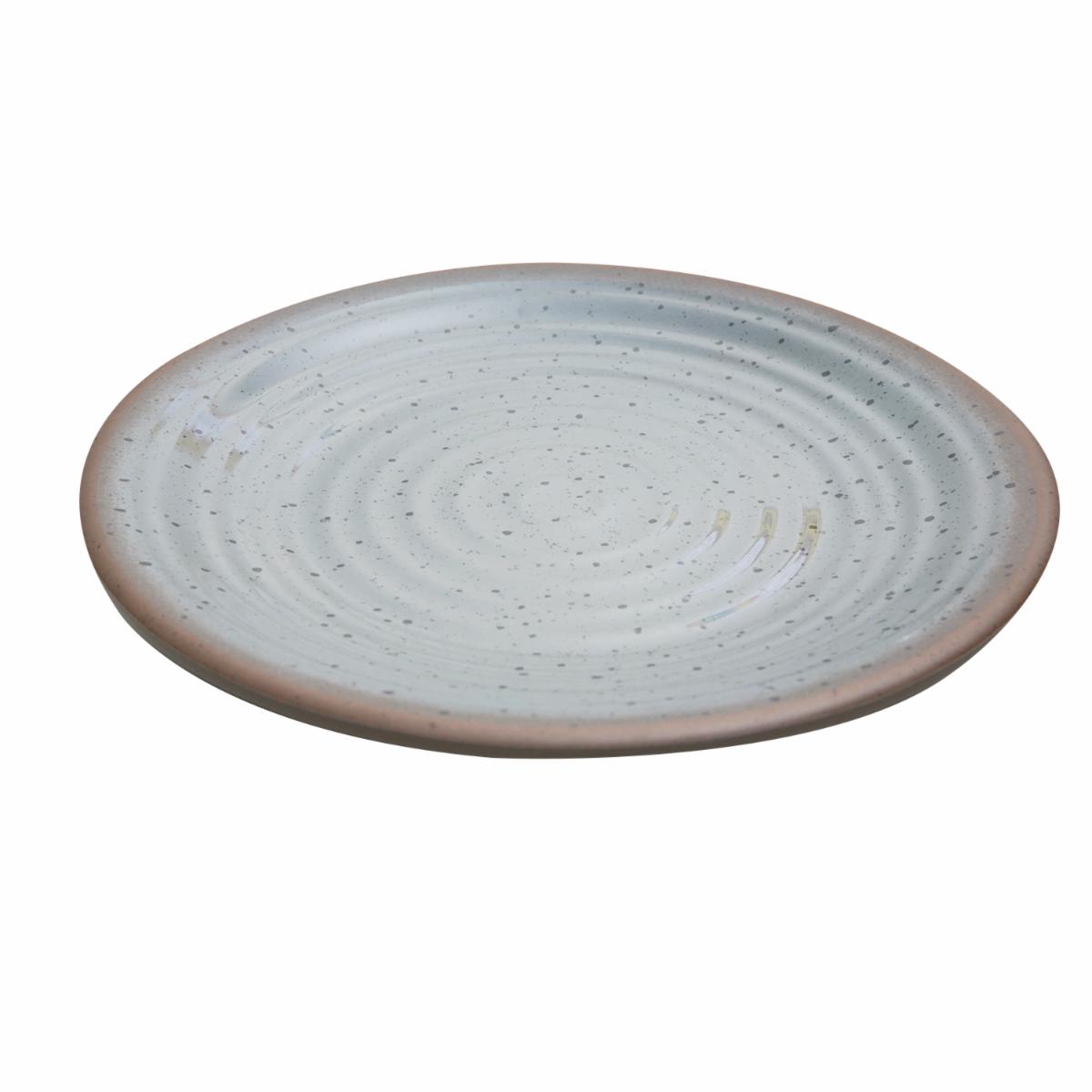 Plato Tendido Beige Borde Café FREE HOME 26.5 Cm