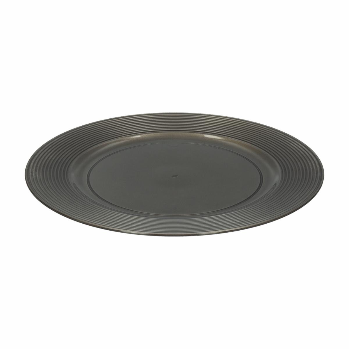 Plato Base Aros Plateado Brillante Z&L 33 CM