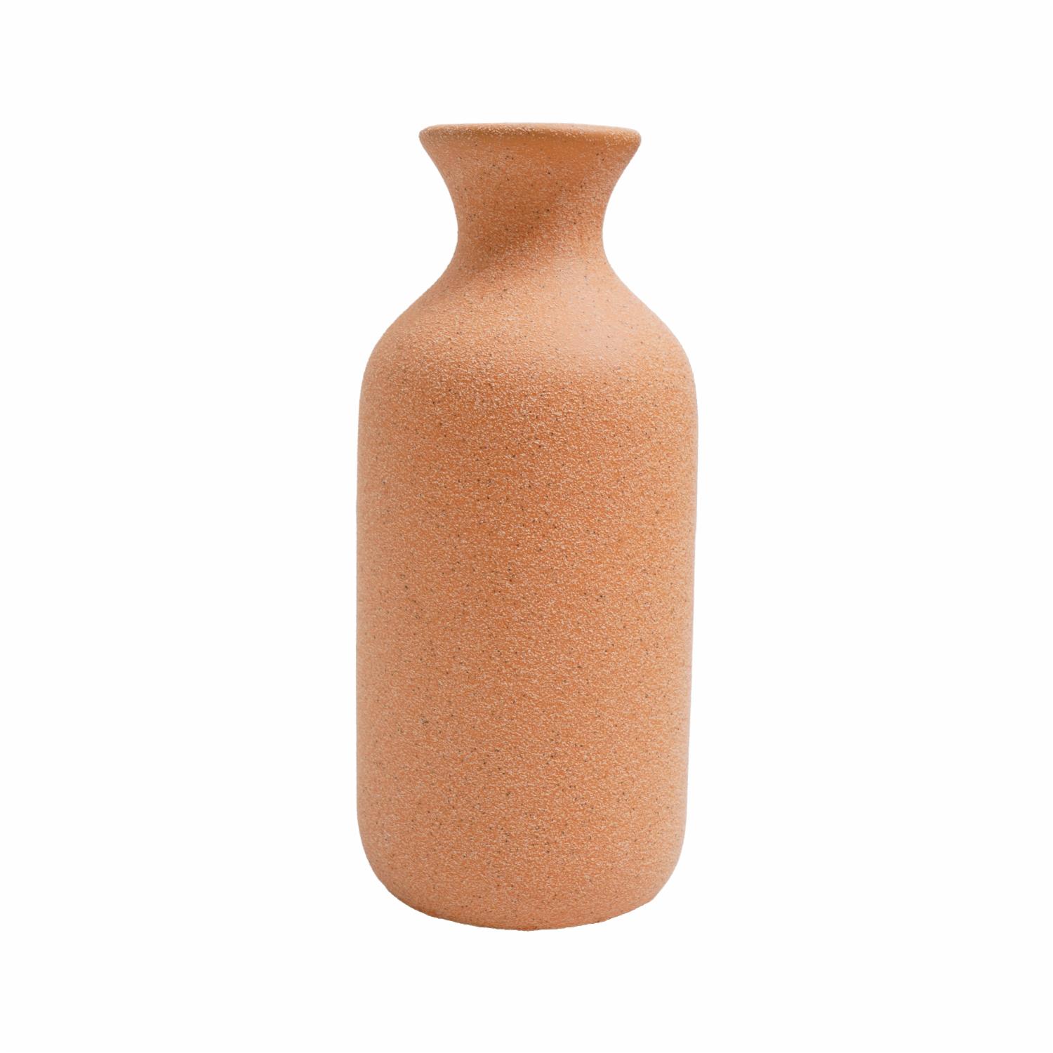 Florero Decorativo Terracota Punta Angosta Corta SHUNDA 1 Pieza
