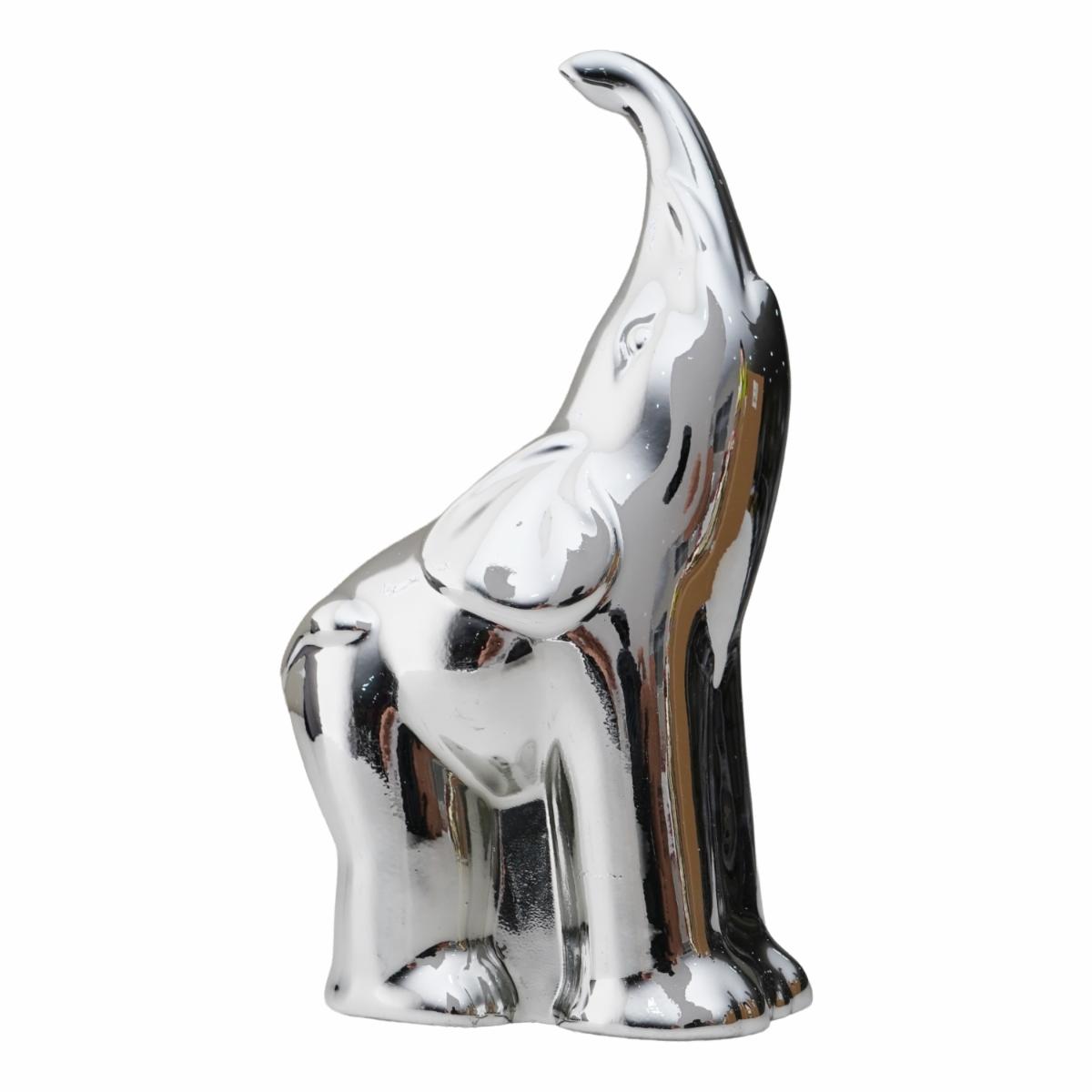 Adorno Decorativo Set Plata Elefantes KOOME 2 Piezas
