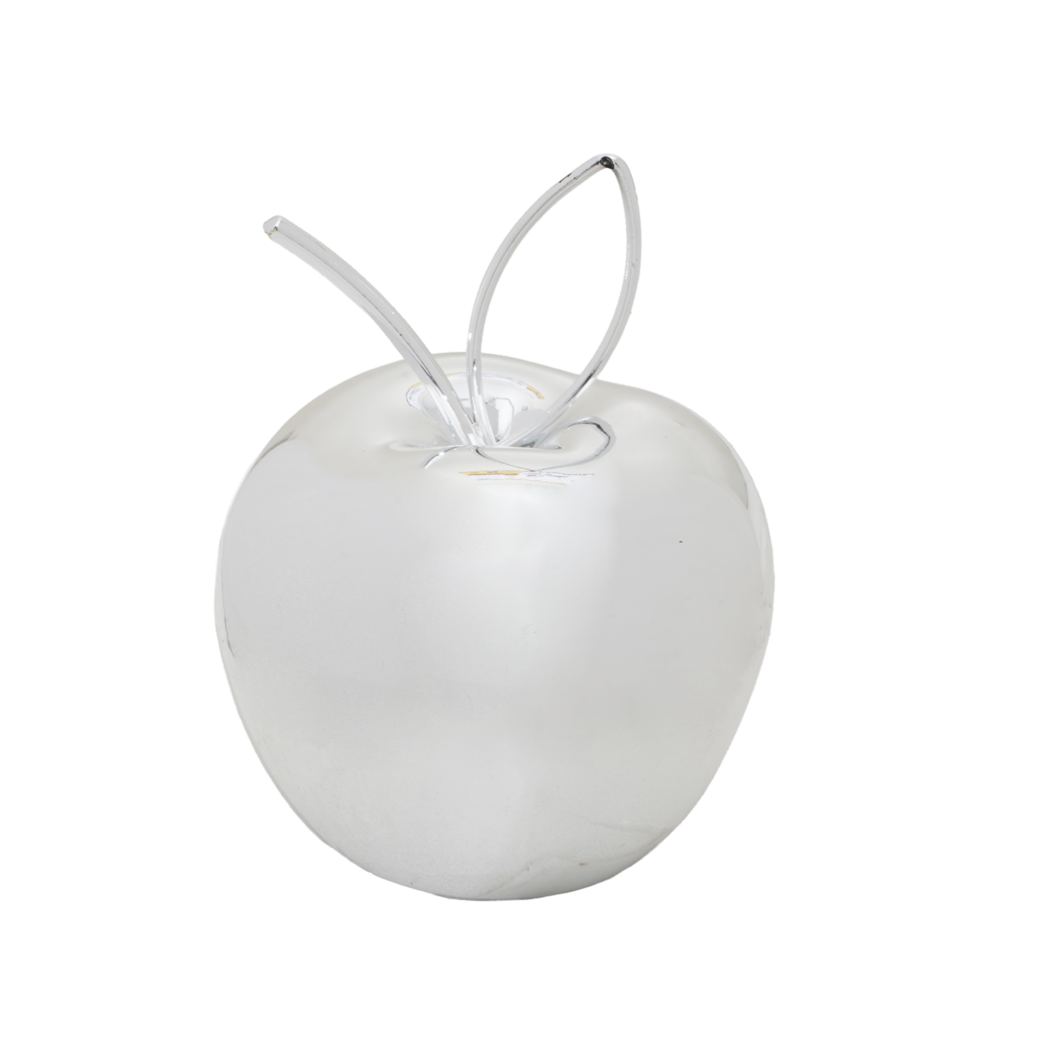 Adorno Decorativo Plateado Manzana KOOME