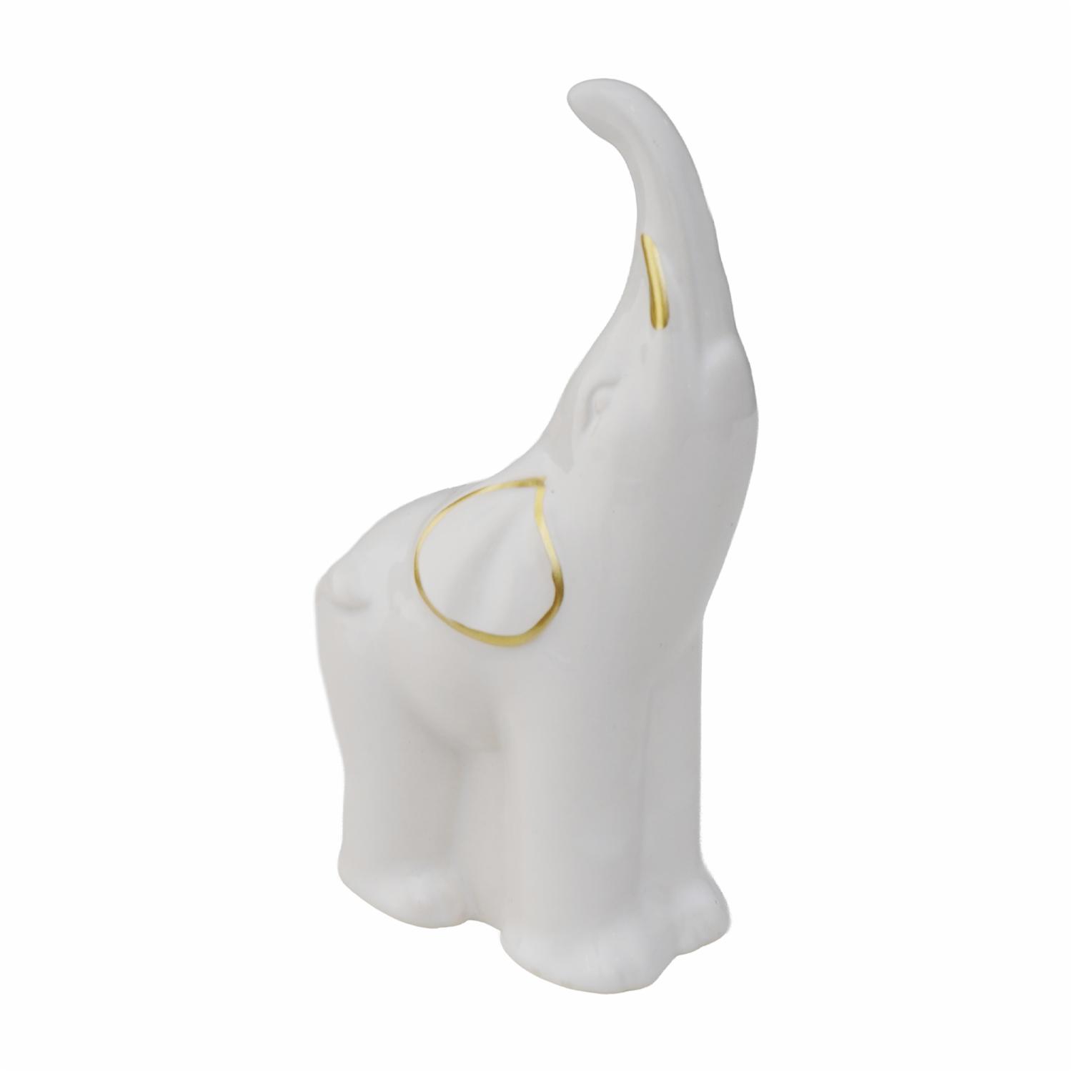 Adorno Decorativo Set Elefante Blanco KOOME Grande