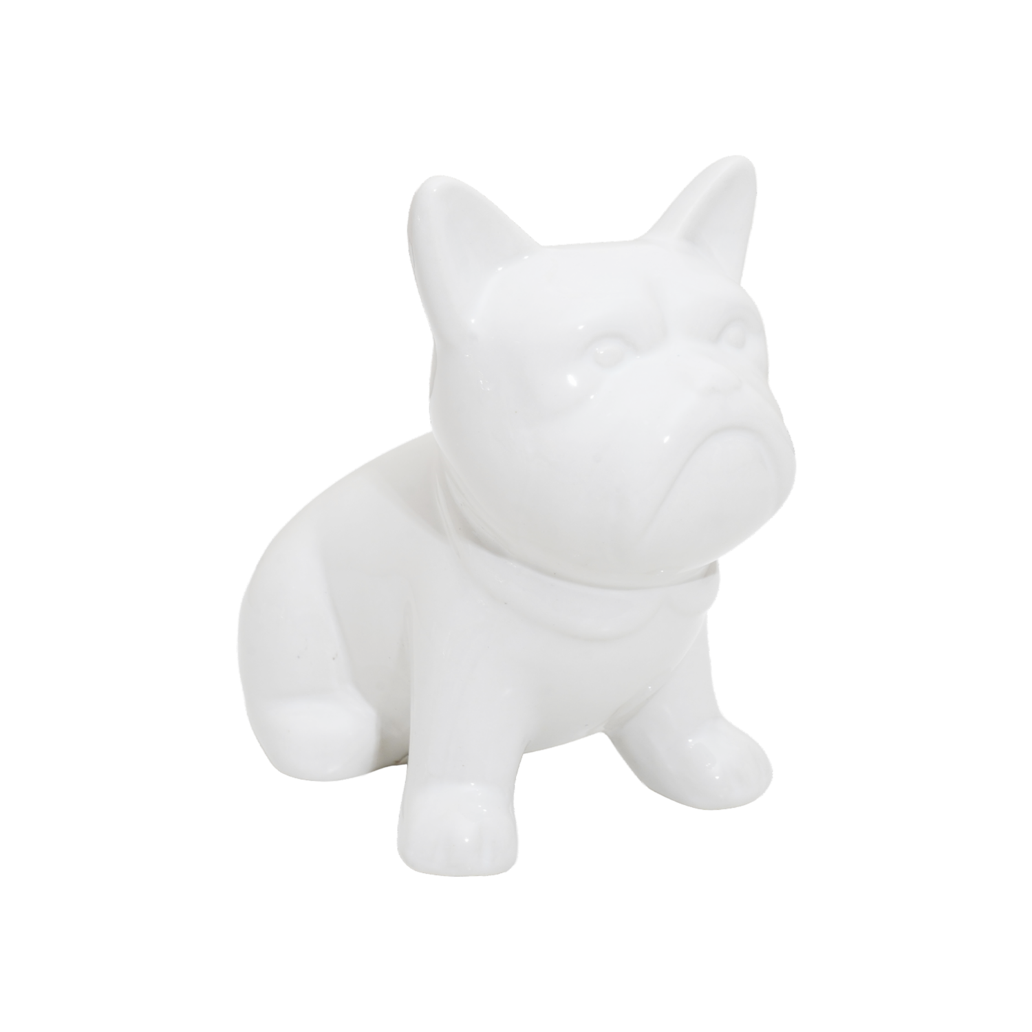 Adorno Decorativo Perro Parado Blanco KOOME