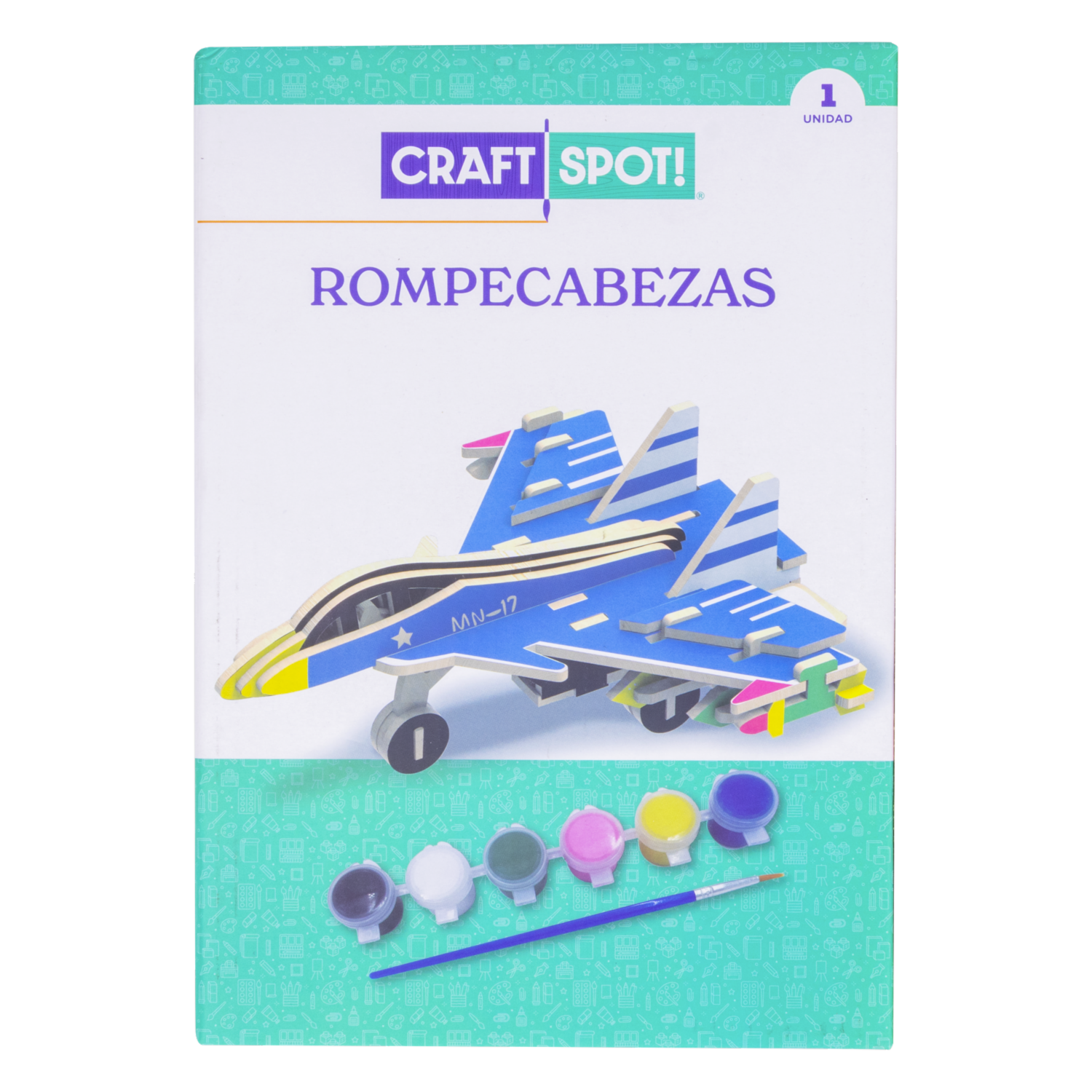 Rompecabezas De Madera  Avión CRAFTSPOT SET