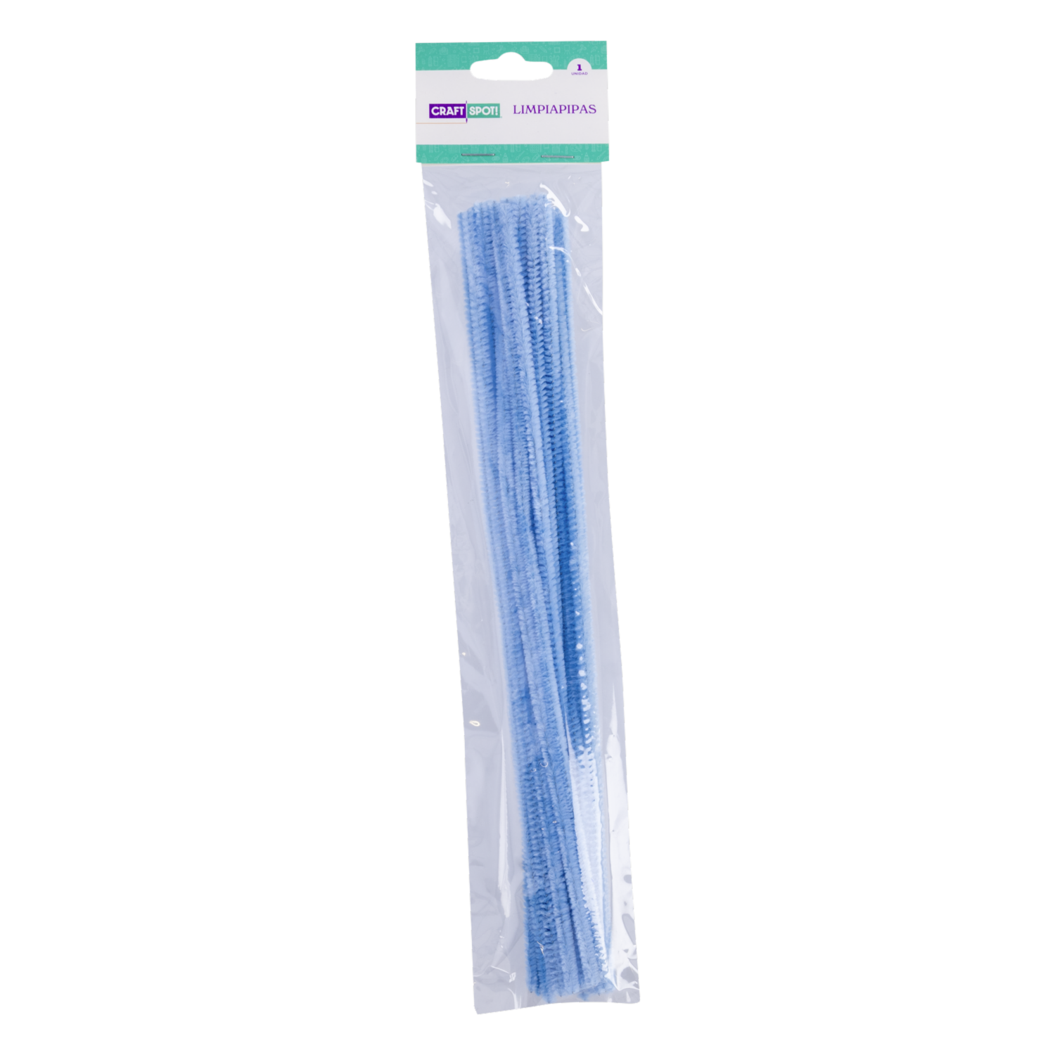 Limpia Pipas Que Brilla En La Oscuridad Azul CRAFTSPOT 25 Piezas