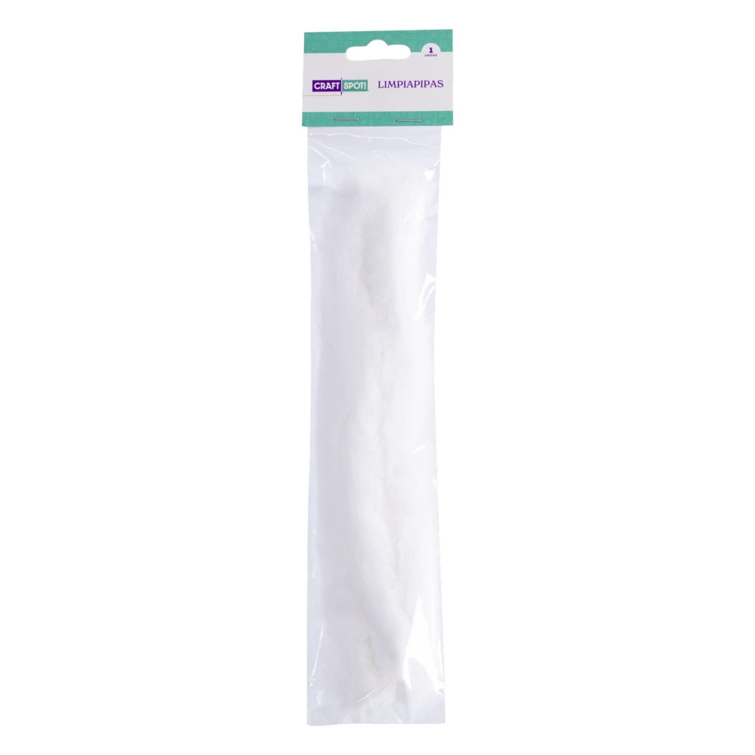 Limpia Pipas Felpudo Blanco CRAFTSPOT 1 Metro
