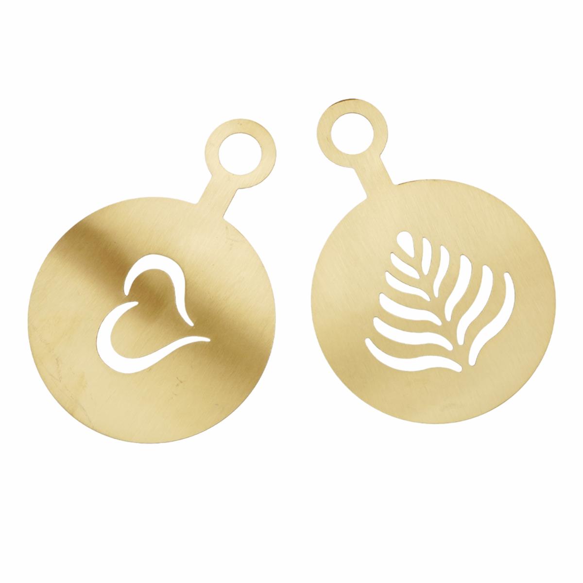 Moldes Para Capuchino Decorativos SKYLAR 2 Piezas
