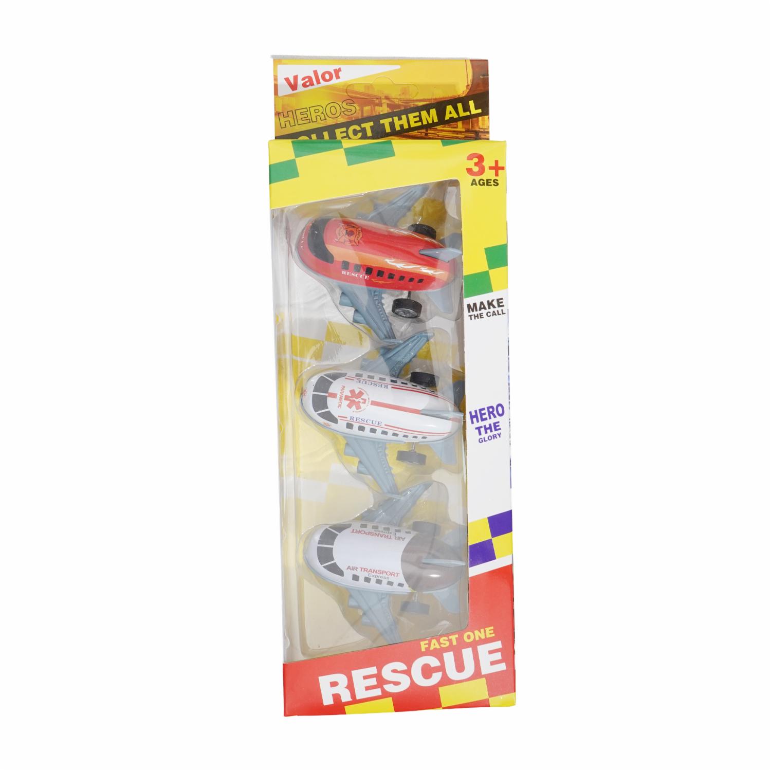 Set De Juego Avión De Rescate KOOME 3 Piezas
