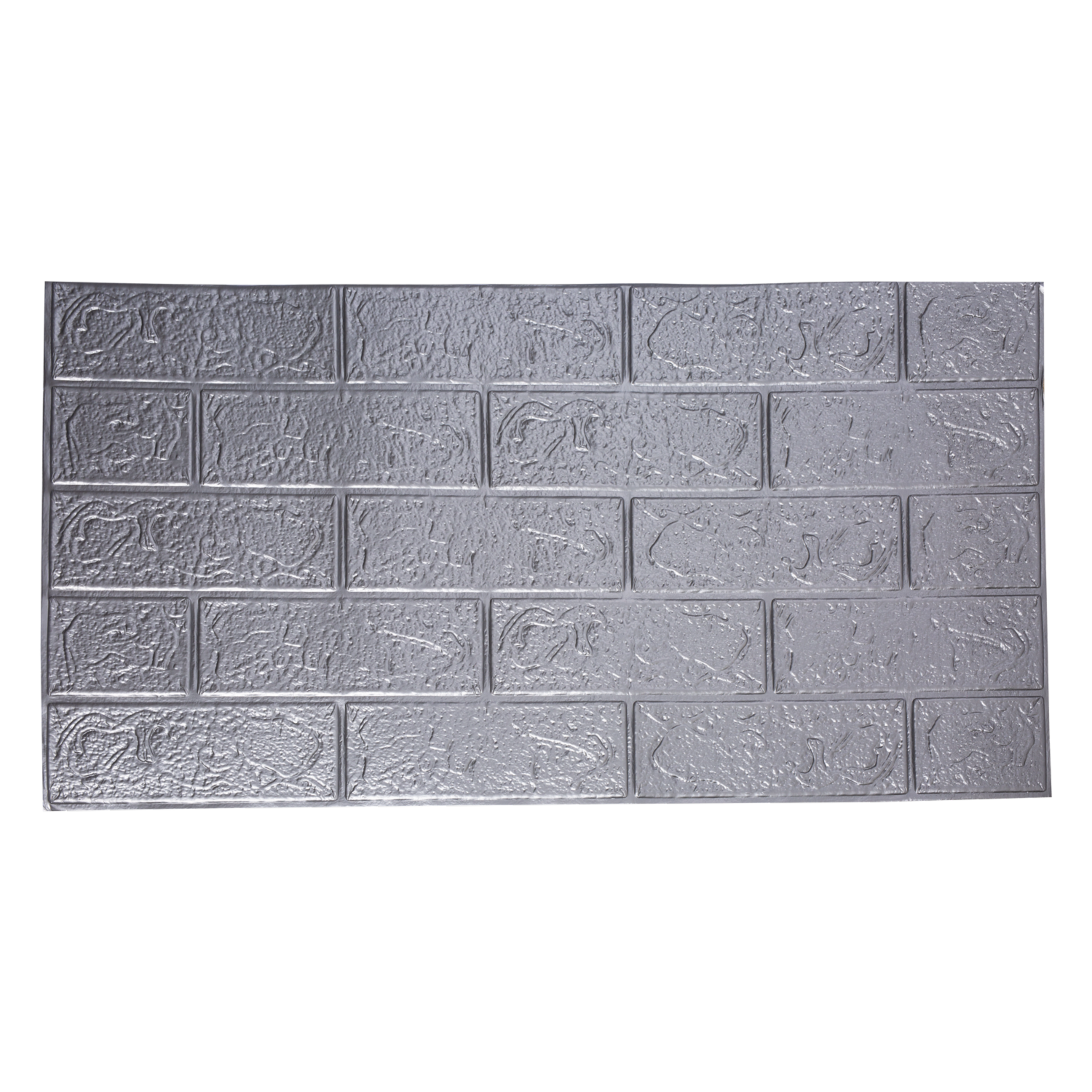 Adhesivo De Pared Diseño Ladrillo Gris SKYLARK 70 X 70 X 0,35 Cm