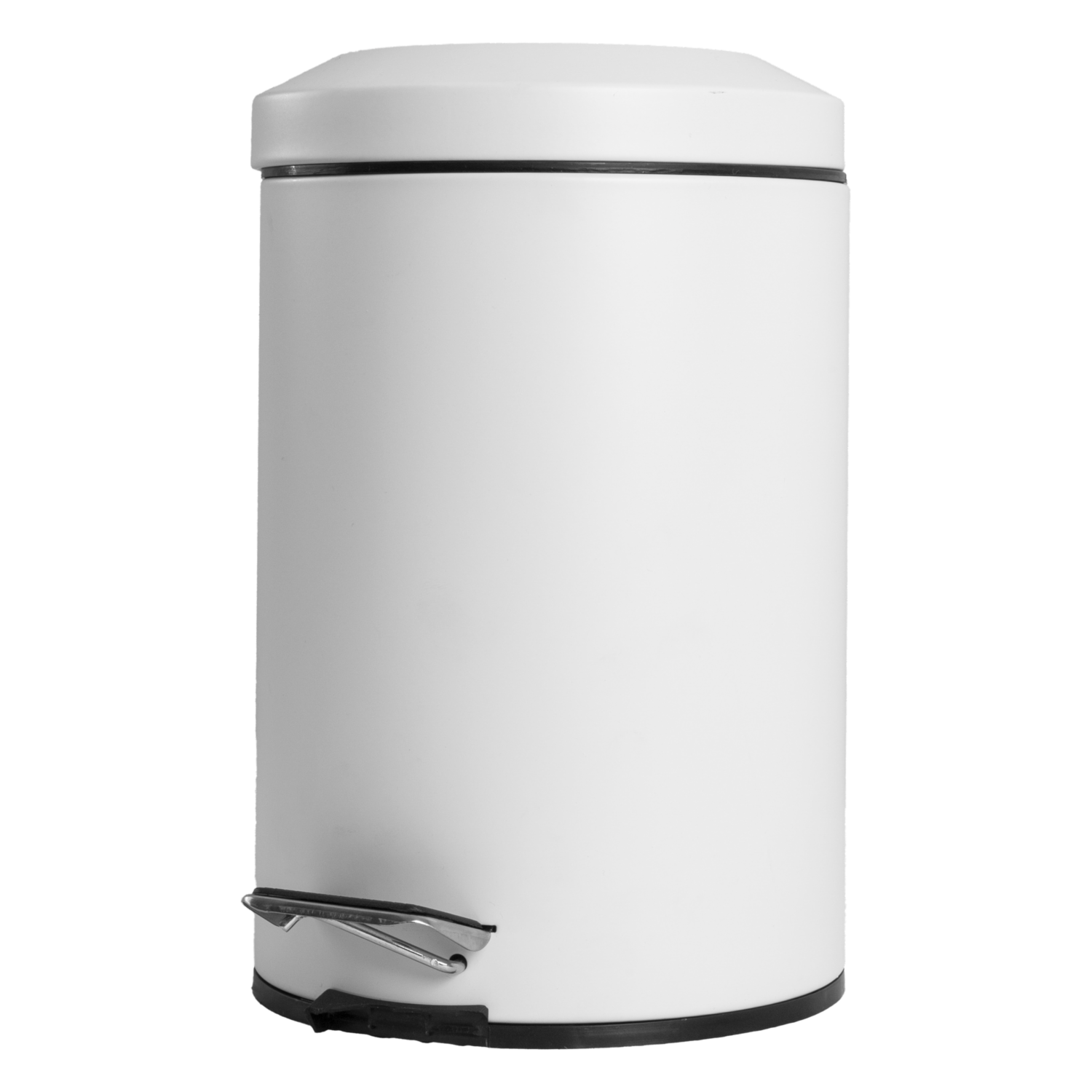 Basurero Con Tapa De Pedal Blanco SKYLARK 16,8 X 24,5 Cm
