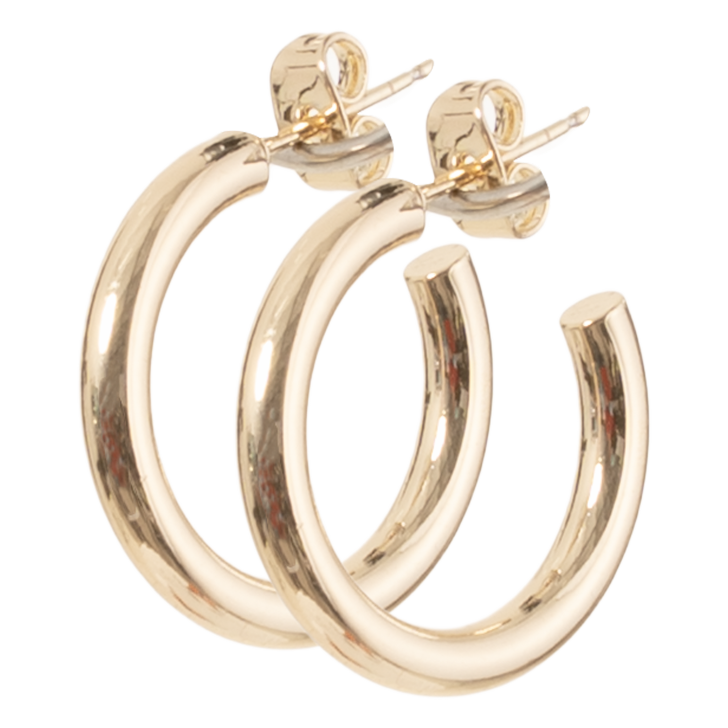 Aretes Para Dama Estilo Argolla Gruesa Copper Peso: 5,6 G SKYLARK 1 Par