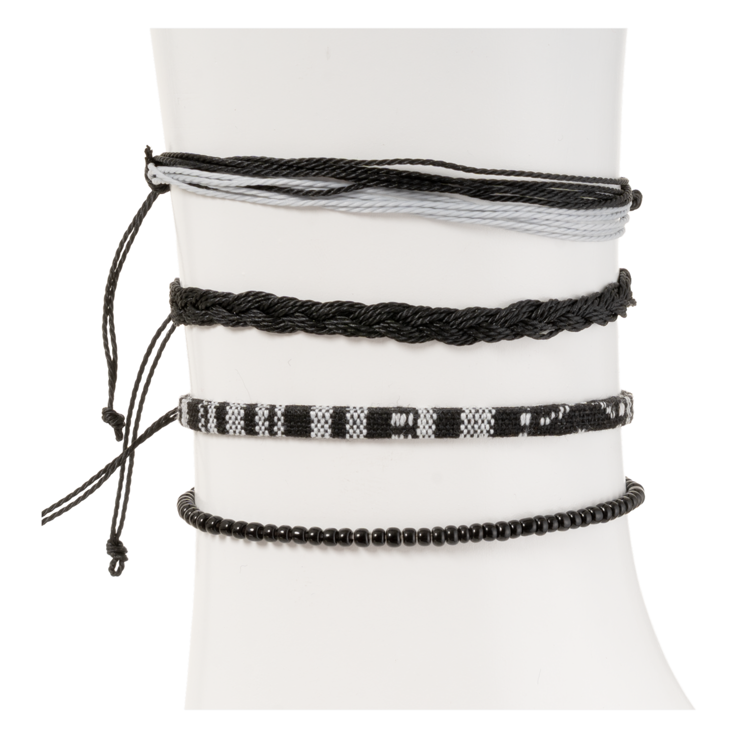 Pulseras Hilo Negro Set SKYLARK X 4 Piezas