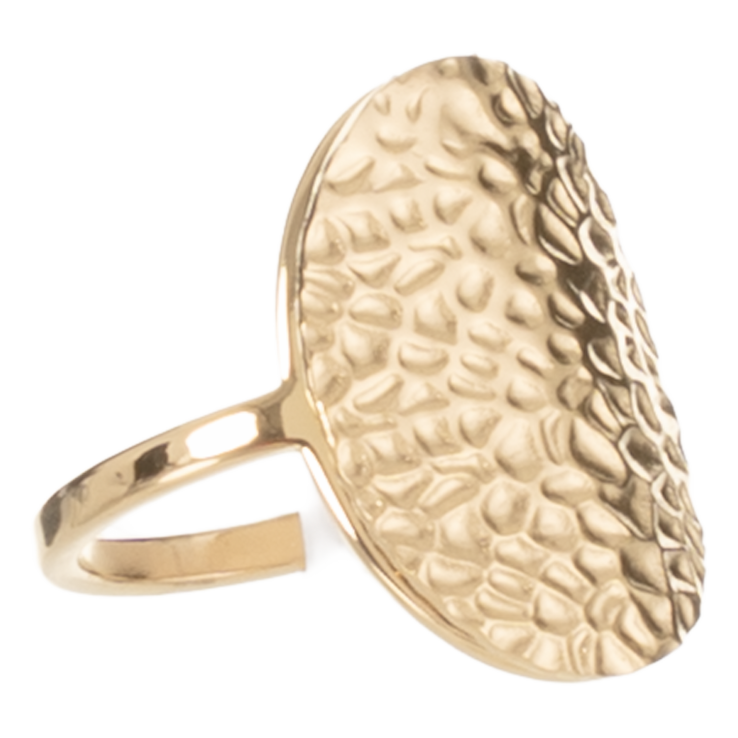 Anillo Acero Inoxidable Circular Tallas Surtidas Dorado TECNO STEEL 1 Pieza