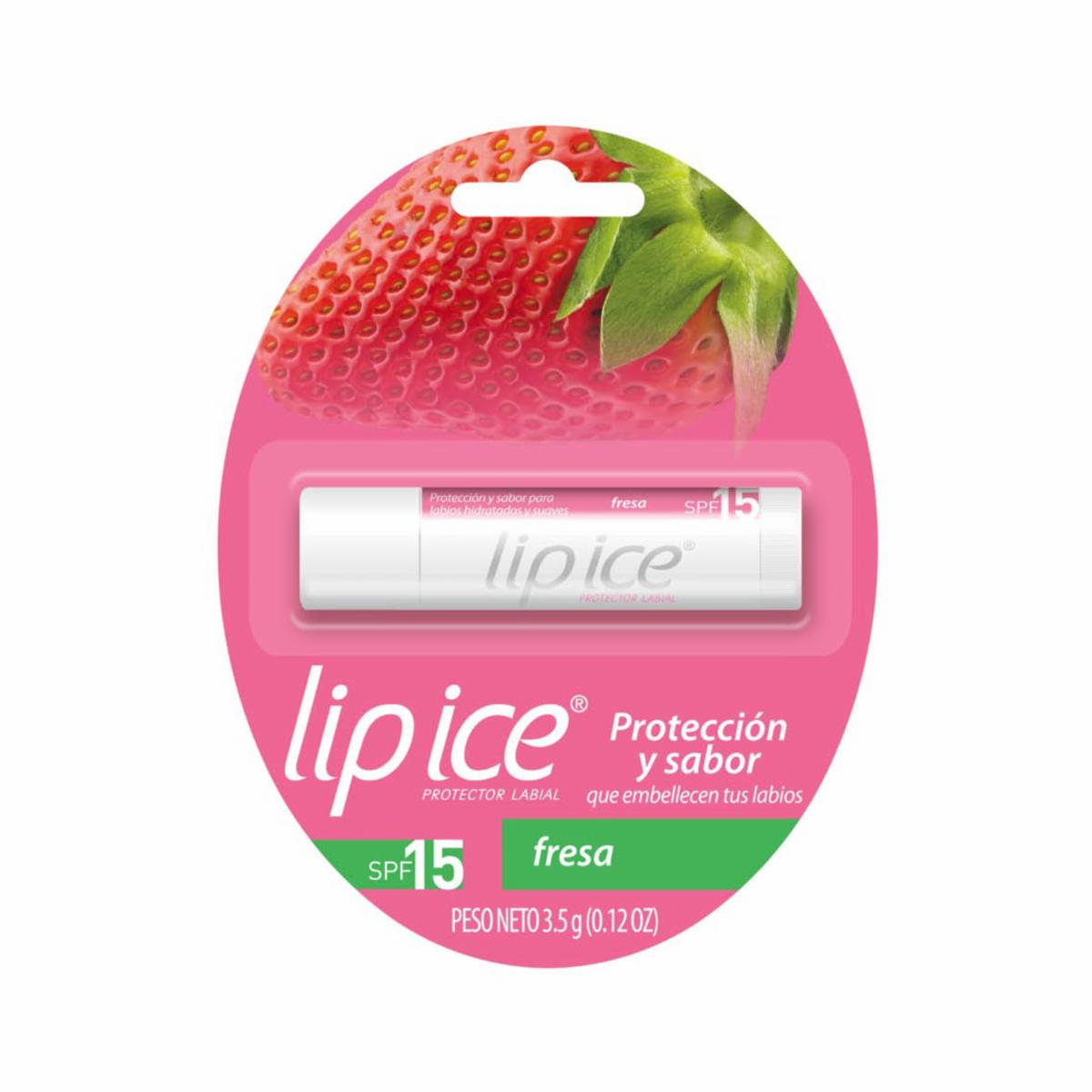 Bálsamo Labial Protector De Fresa Con Factor De Protección Solar 15 LIPICE Unidad