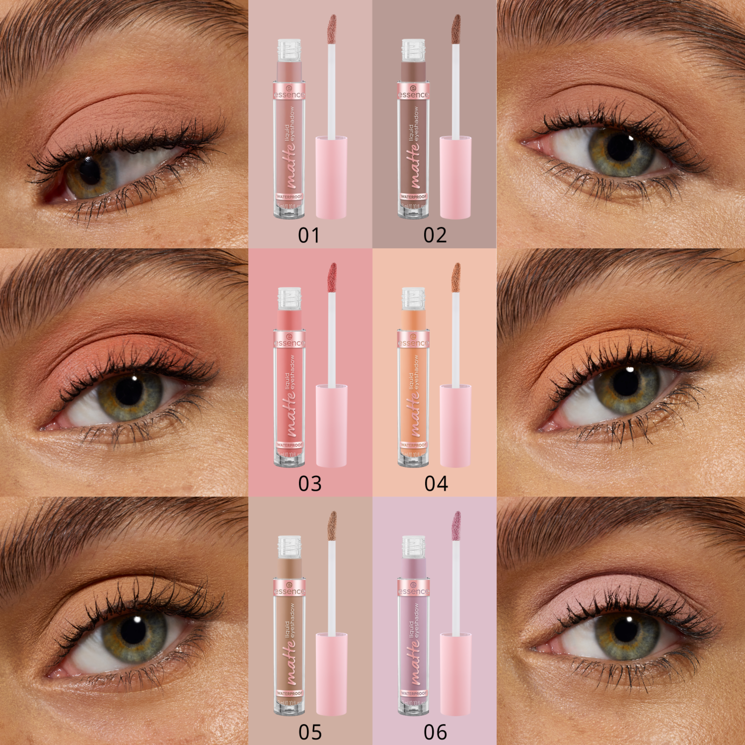 Sombra De Ojos Líquida Matte Waterproof ESSENCE