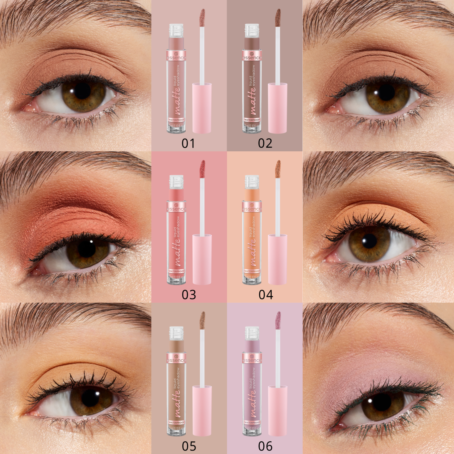 Sombra De Ojos Líquida Matte Waterproof ESSENCE