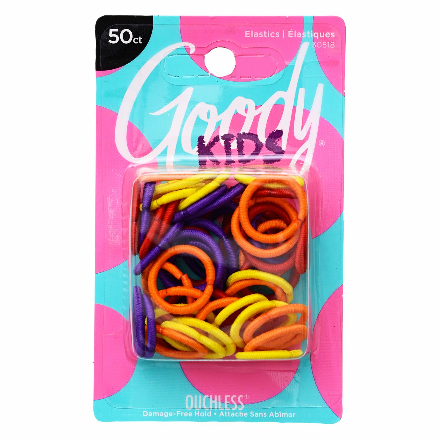Vinchas De Cabello Tipo Ligas Elásticas Pequeñas GOODY Longitud Perfecta X 50 Unidades
