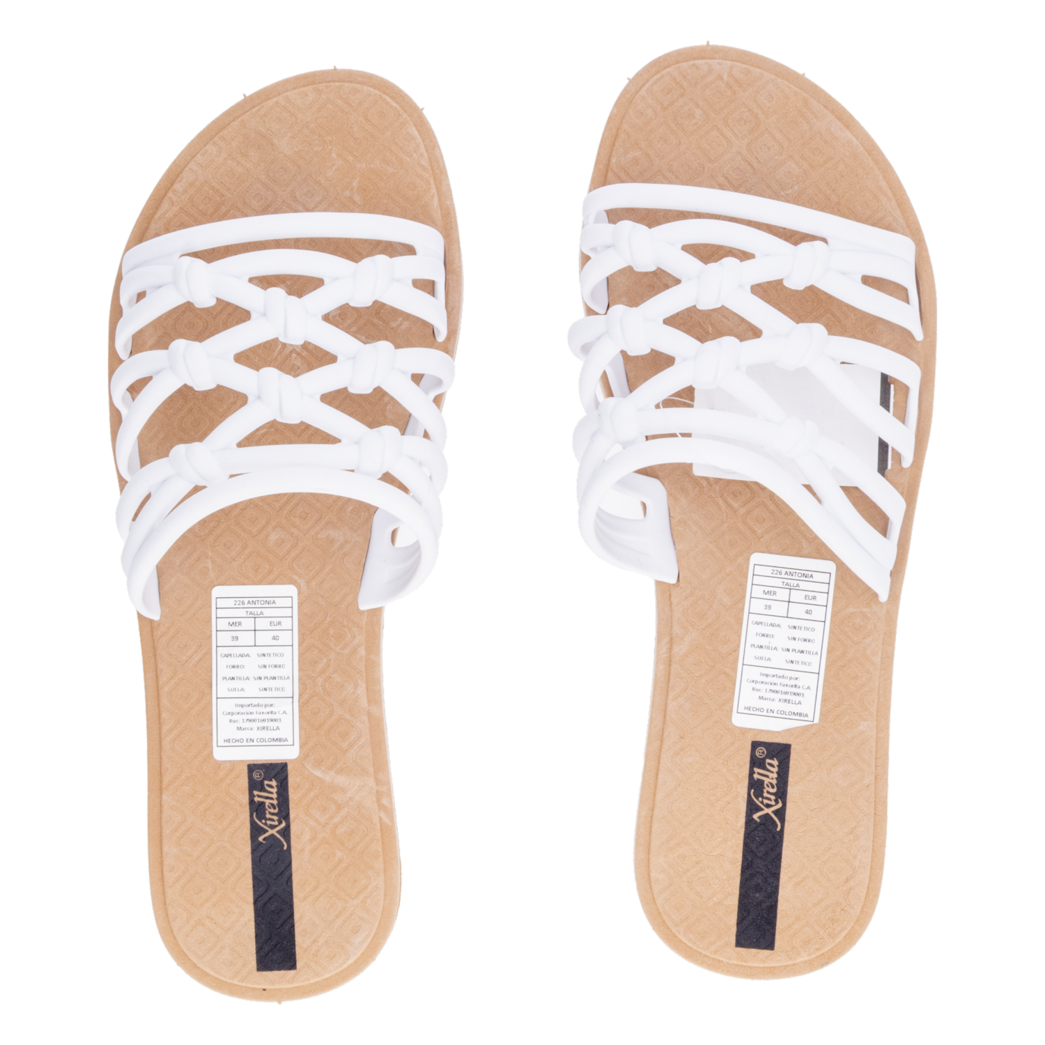 Sandalias Casual Blanca XIRELLA Talla 38/39