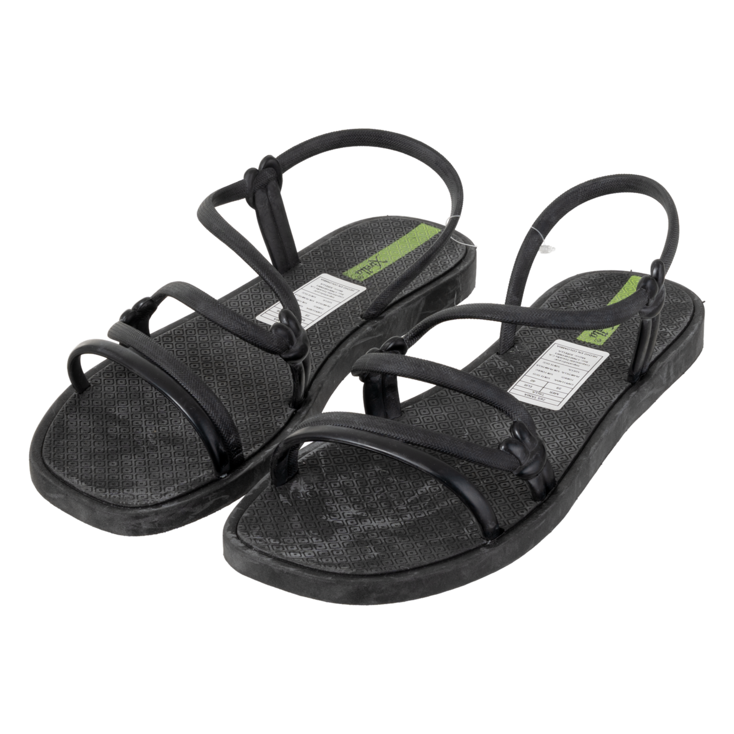 Sandalias Casuales Negras XIRELLA