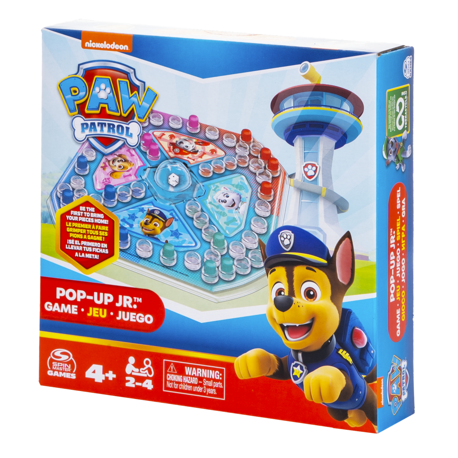 Juego De Mesa Pop-Up Junior PAW PATROL 2 – 4 Jugadores