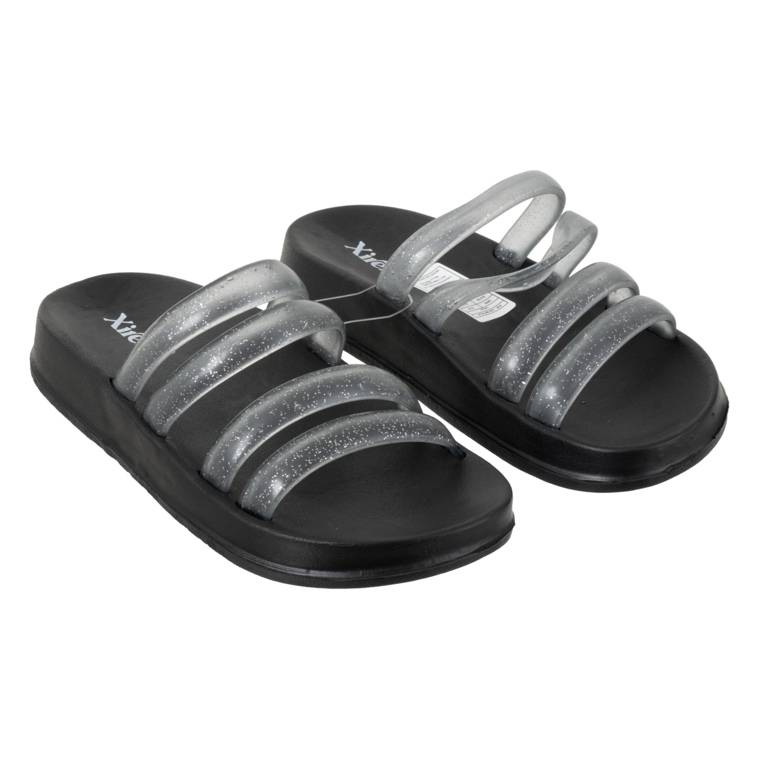 Sandalias Casuales Negras XIRELLA