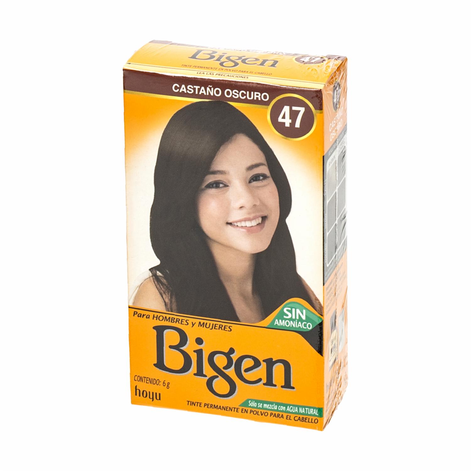 Tinte De Cabello Tono N47 Castaño Oscuro BIGEN Unidad