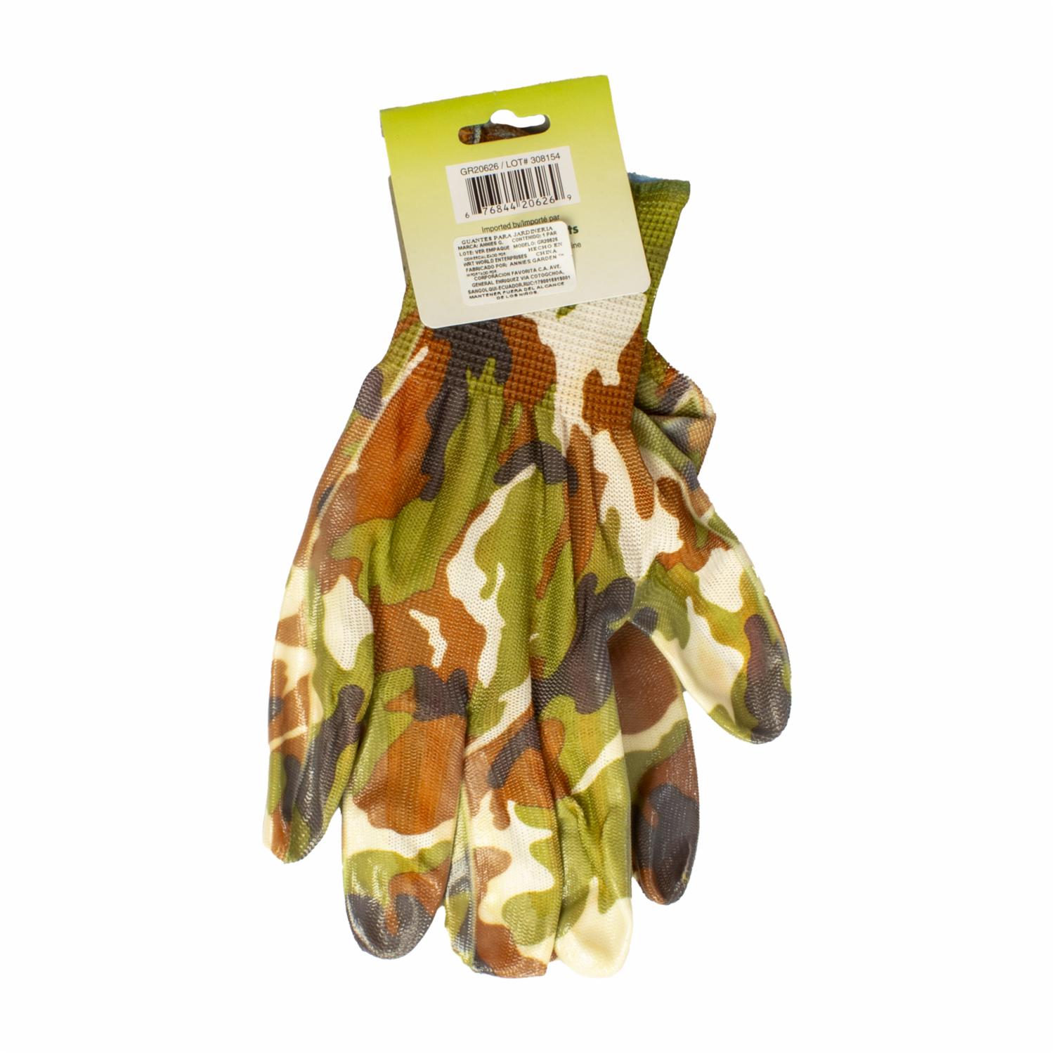 Guantes Para Jardinería Camuflaje ANNIE’S GARDEN 1 Pieza