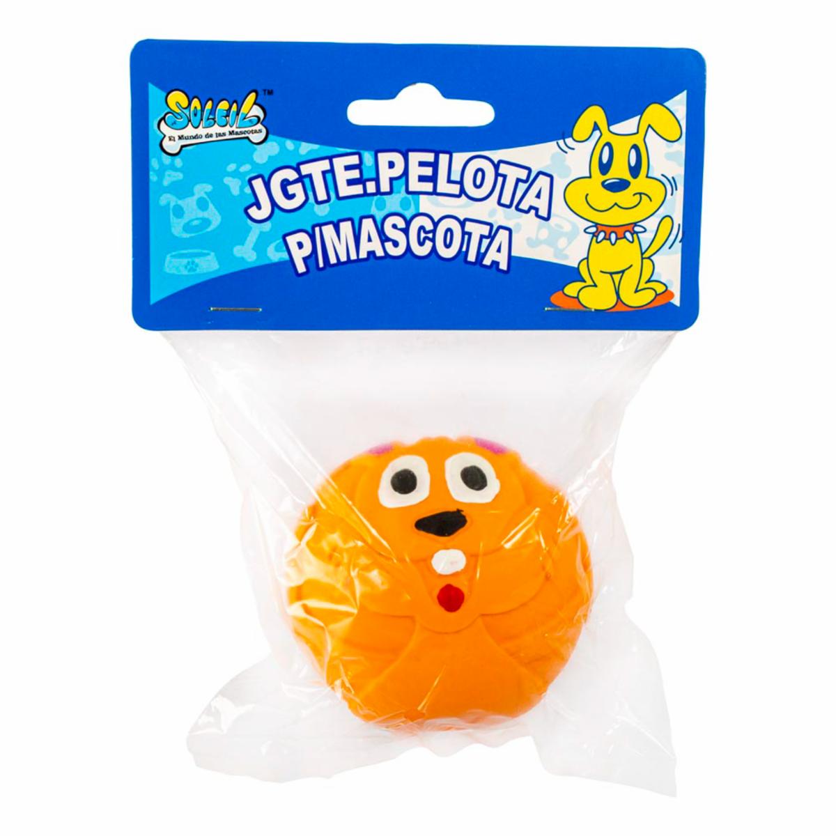 Juguete Para Mascota Pelota Masticable SOLEIL Unidad
