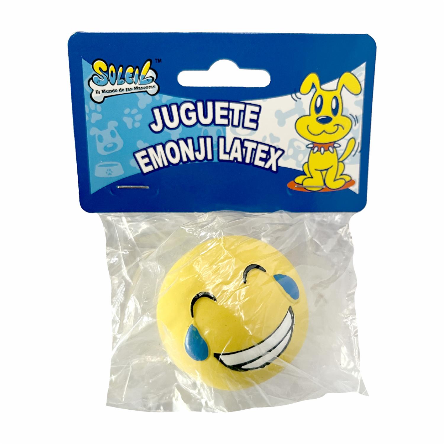 Juguete Para Mascota De Emoji En Látex SOLEIL Unidad