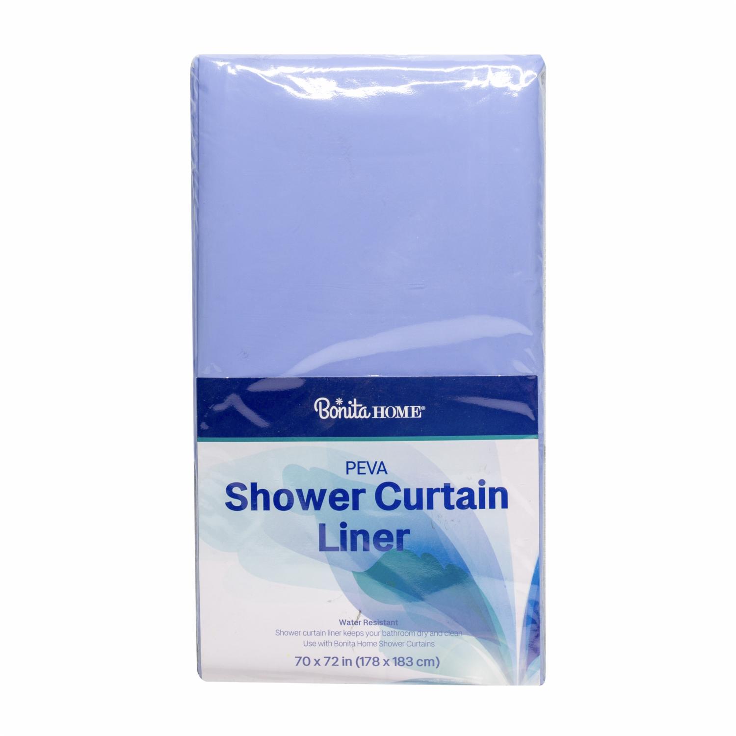 Cortina Para Ducha Azul BONITA HOME 182 X 177 Cm