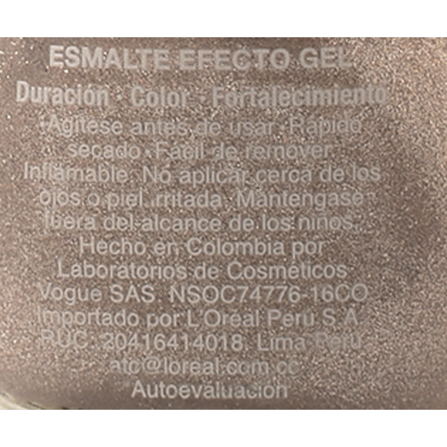 Esmalte De Uñas Efecto Gel Destello VOGUE