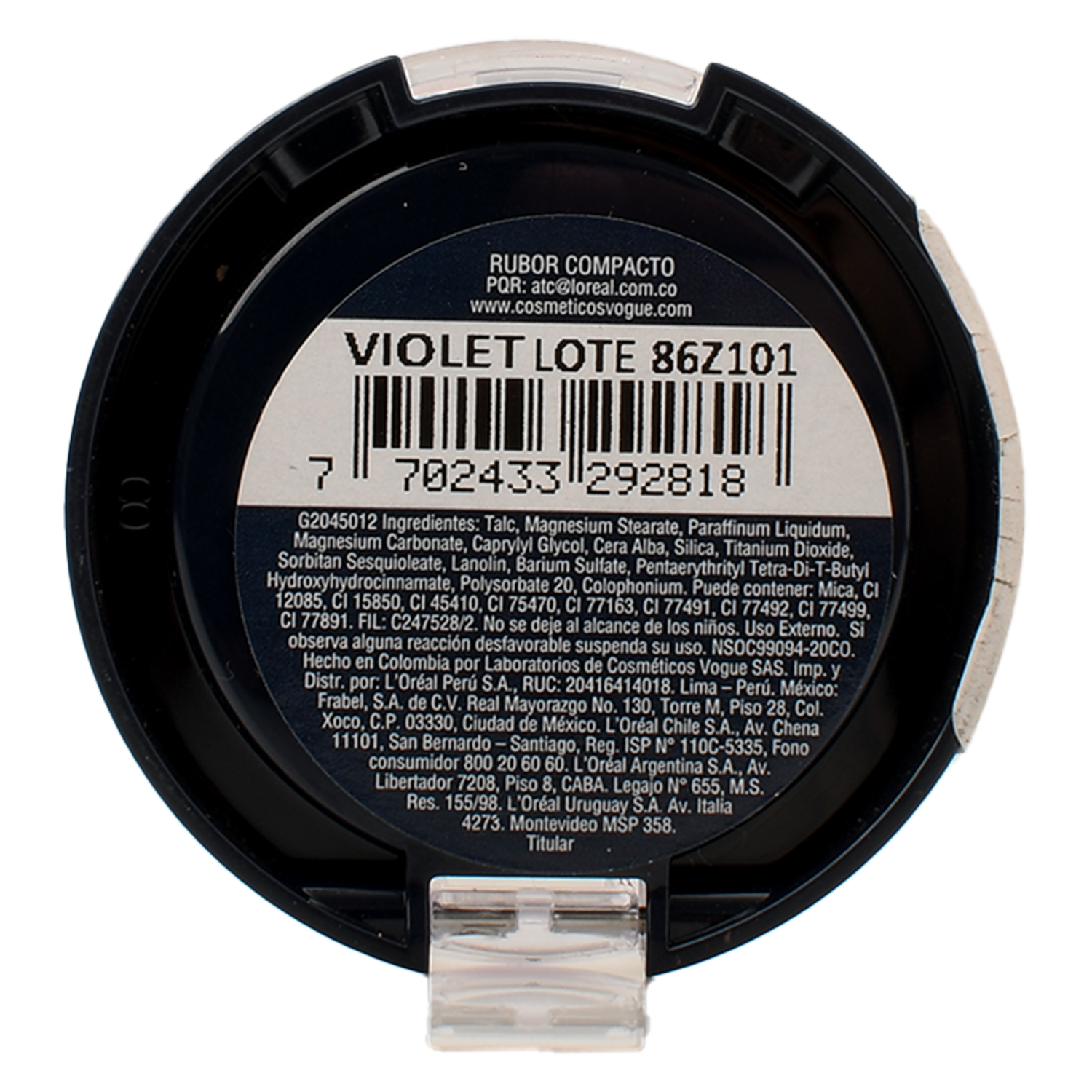Rubor Compacto Violet VOGUE