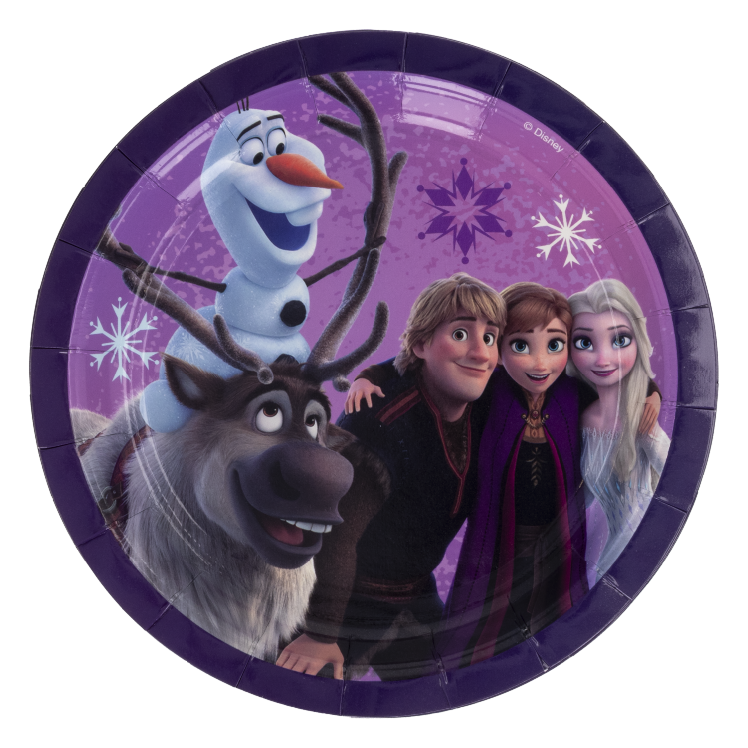 Plato Tendido Desechable Fiesta Frozen 7″ DISNEY 10 Uds
