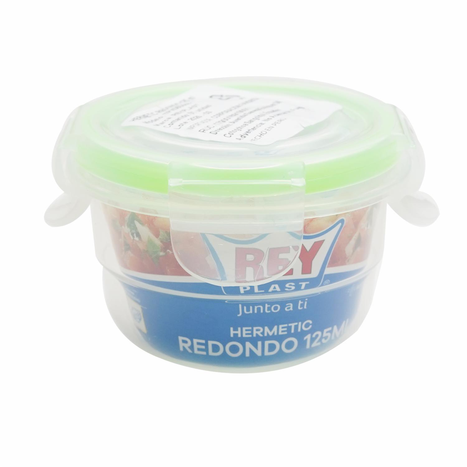 Repostero Hermético Redondo Azul REY PLAST 125 Ml