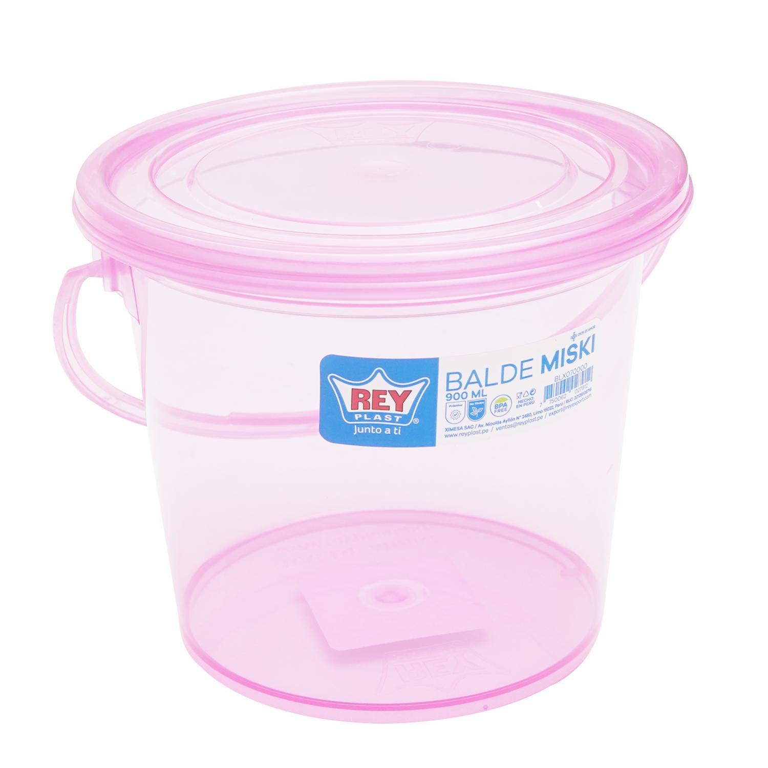 Balde Blanco Miski REY PLAST 1 Pieza